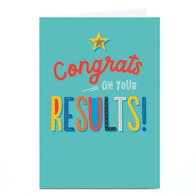 Personalised Congratulations Card - Congrats On Your Results