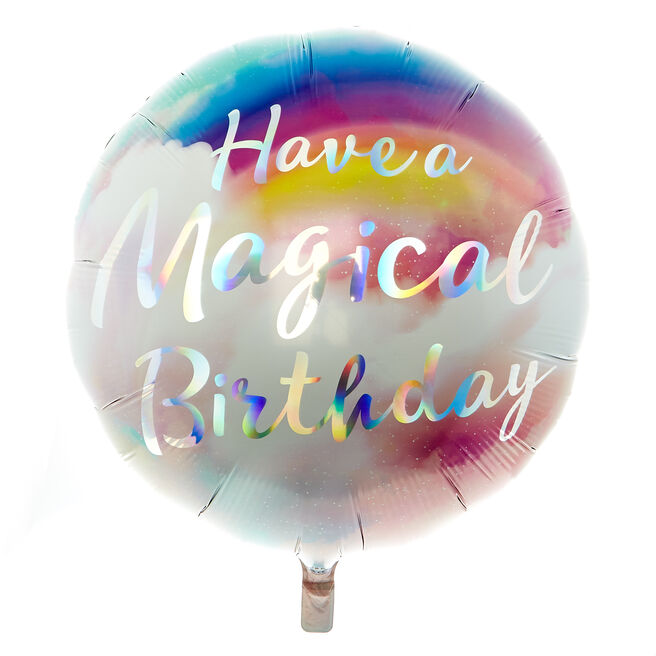 31-Inch Magical Birthday Foil Helium Balloon 