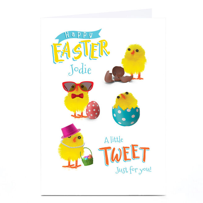 Personalised Easter Card - A Little Tweet Just For You