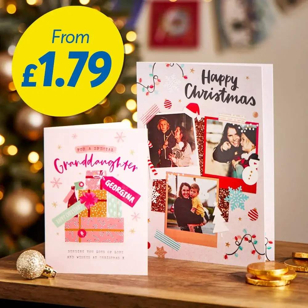 Personalised christmas cards