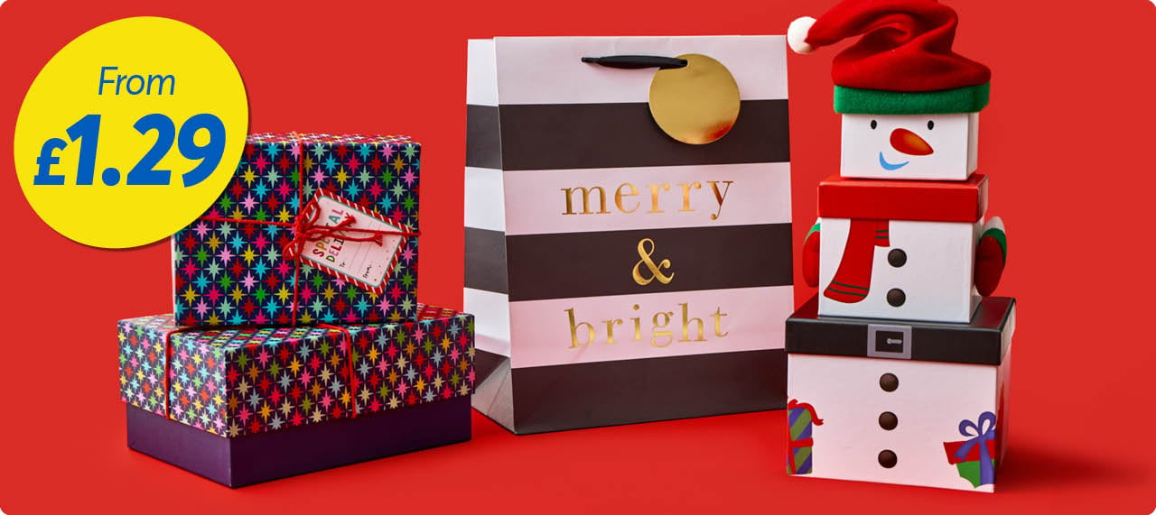 Gift bags & boxes