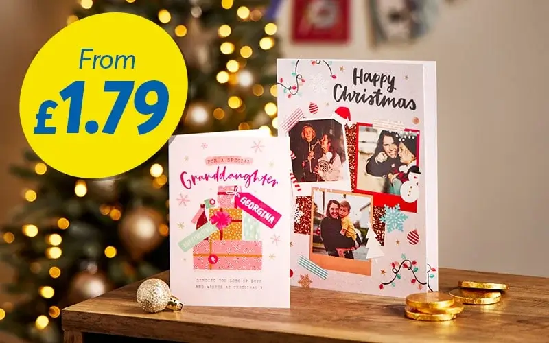 Personalised christmas cards