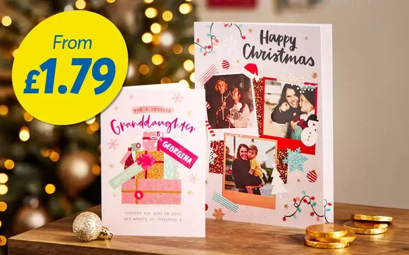 Personalised christmas cards