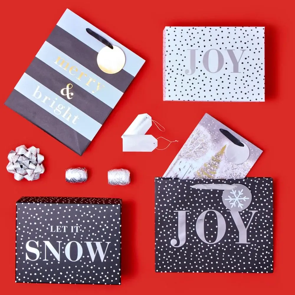 Mono Christmas Gift Wrap