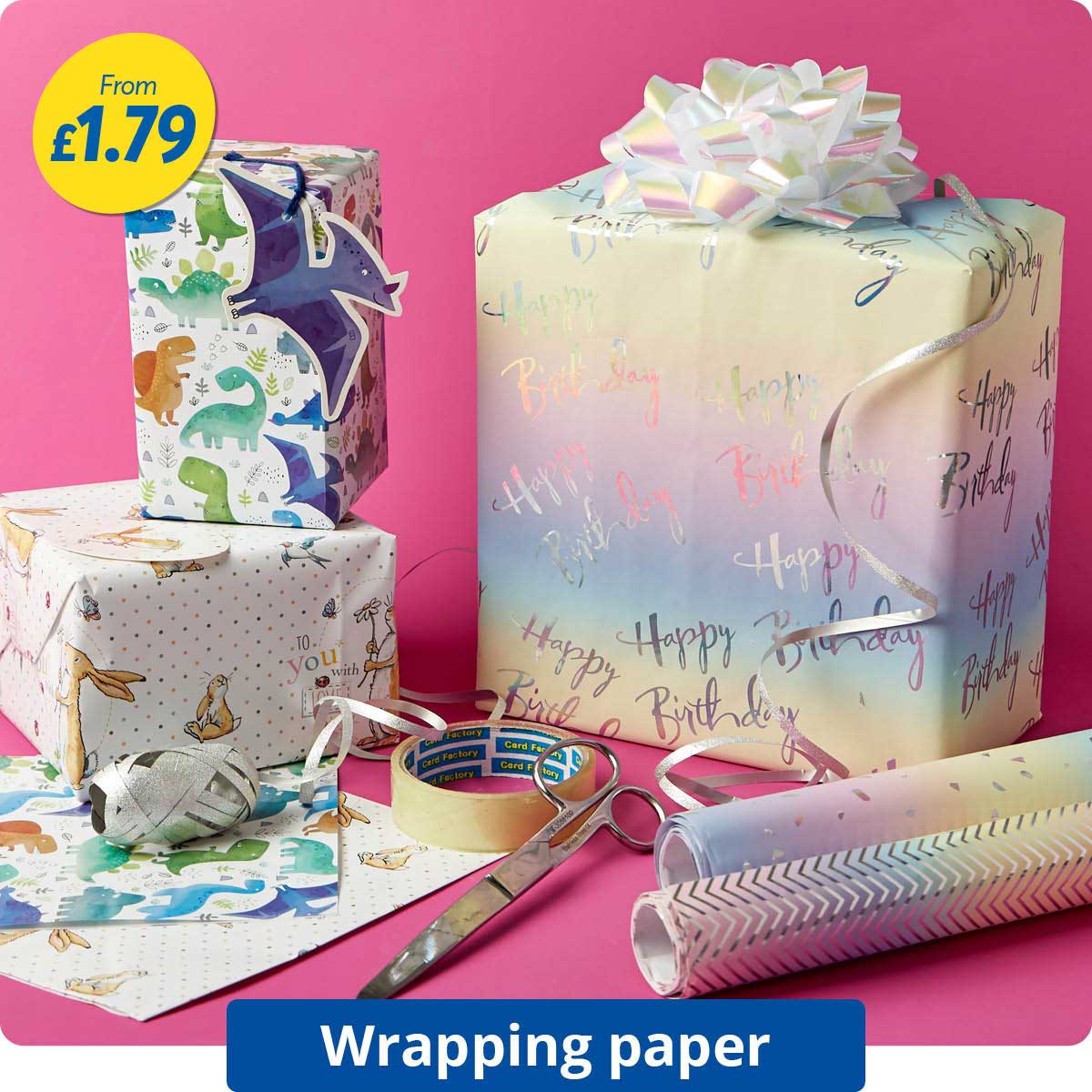 Wrapping Paper Sheets Birthday Gift Books Kids Decoration - Temu