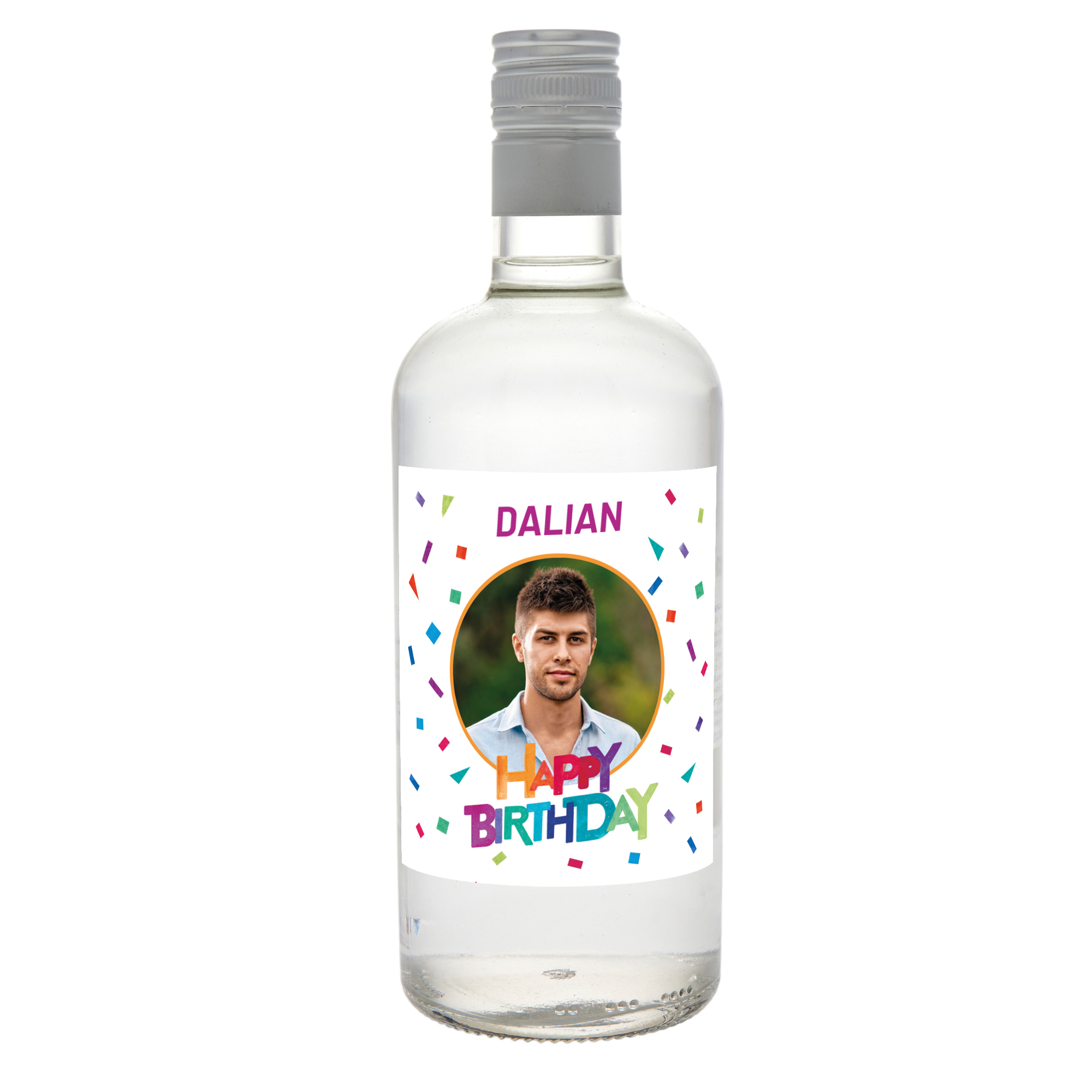 Personalised Gin - Birthday Photo & Text