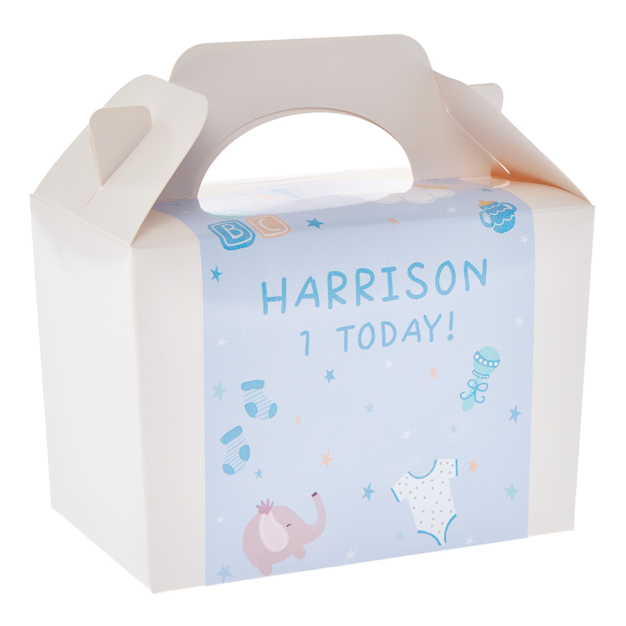 Baby Blue Personalised Party Box