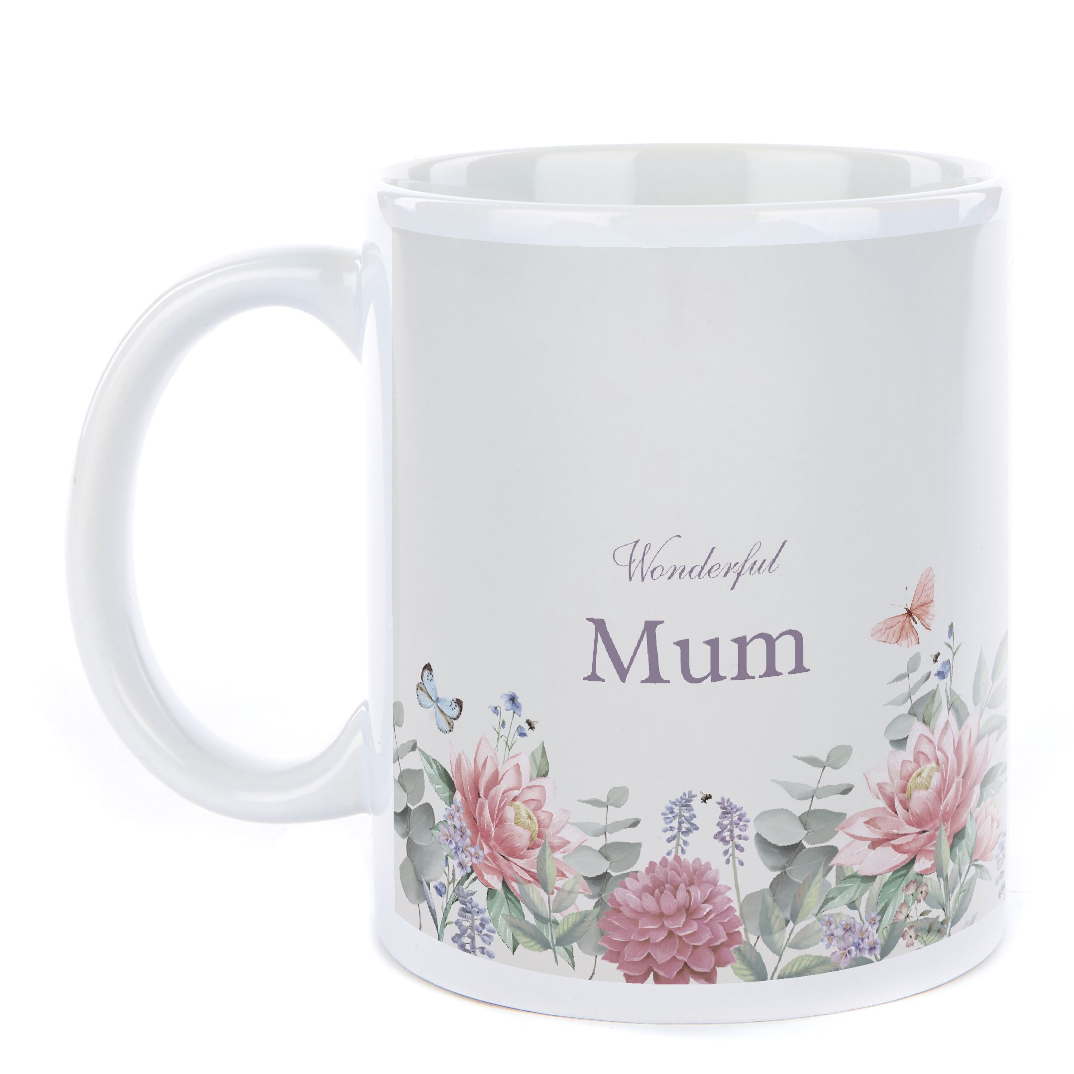 Personalised Mug - Pastel Florals