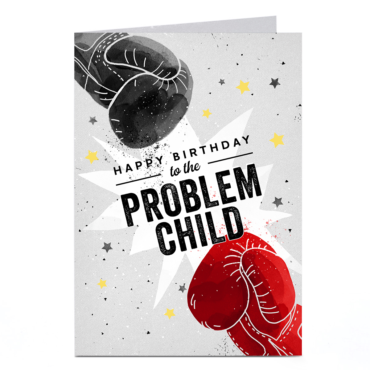 Personalised Birthday Card - To The Problem Child