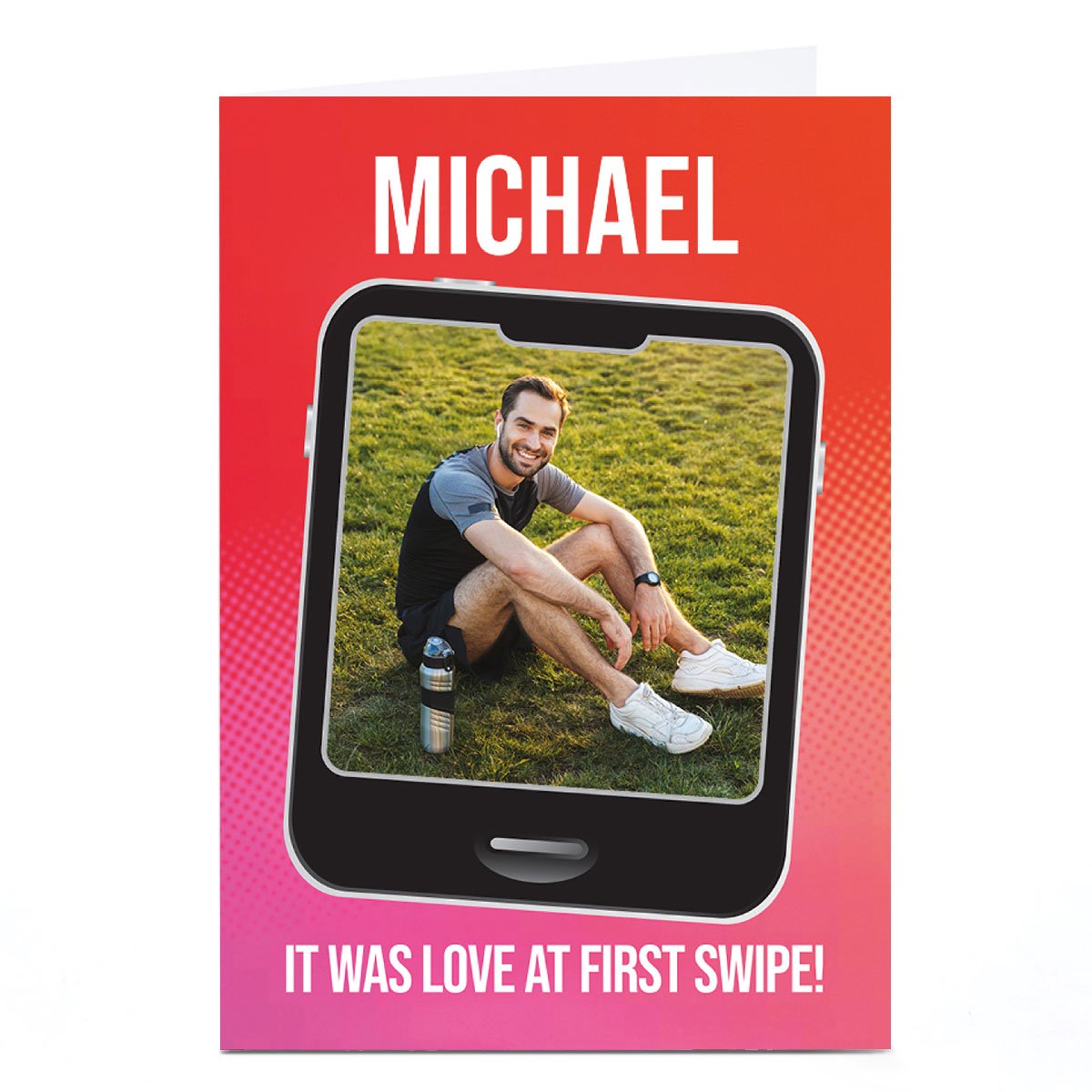 Photo PG Quips Valentine's Day Card - Love At First Swipe