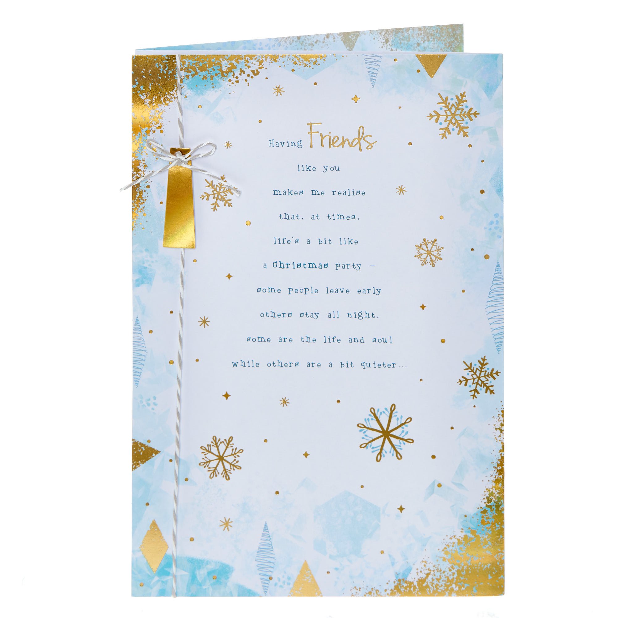 Friends Special Words Christmas Card