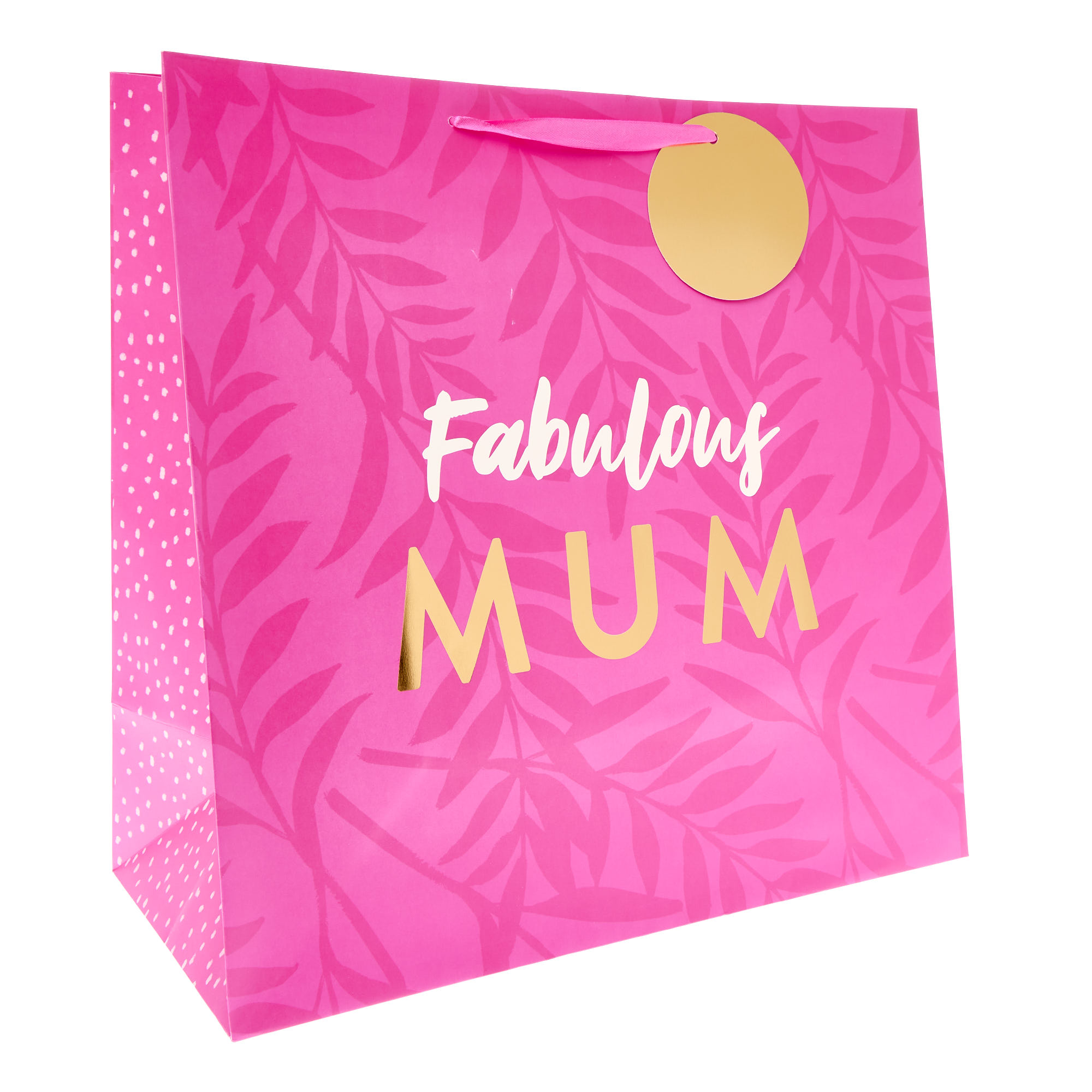 Fabulous Mum Pink Giant Square Gift Bag