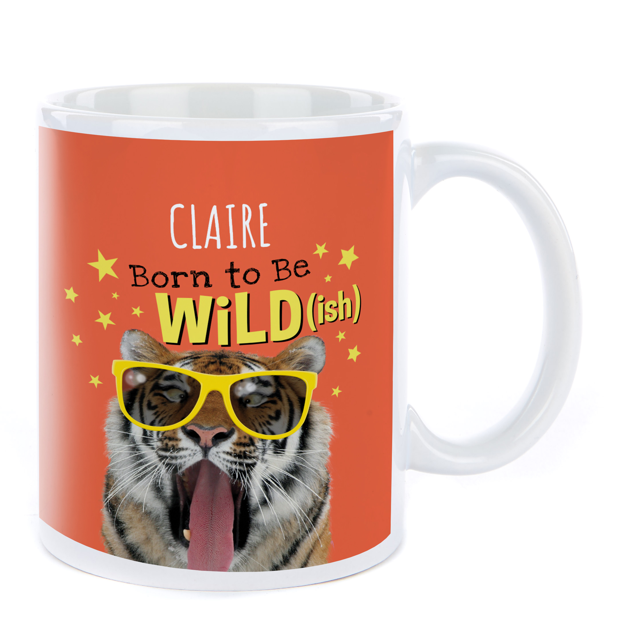 Personalised Pink Pet Shop Mug - Born To Be Wild(ish)