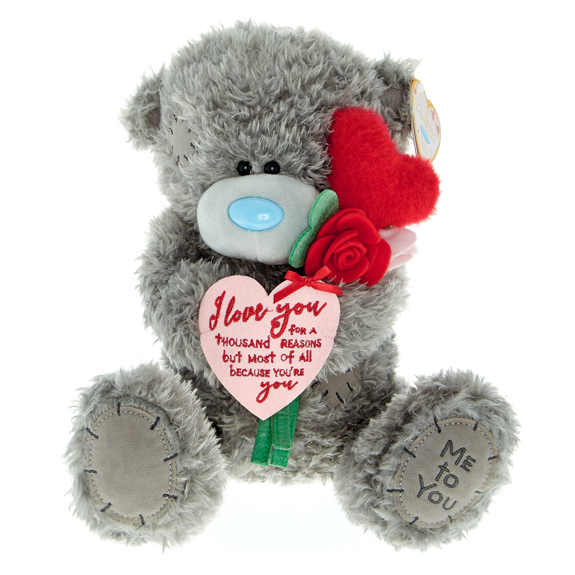 Tatty Teddy With Roses Soft Toy