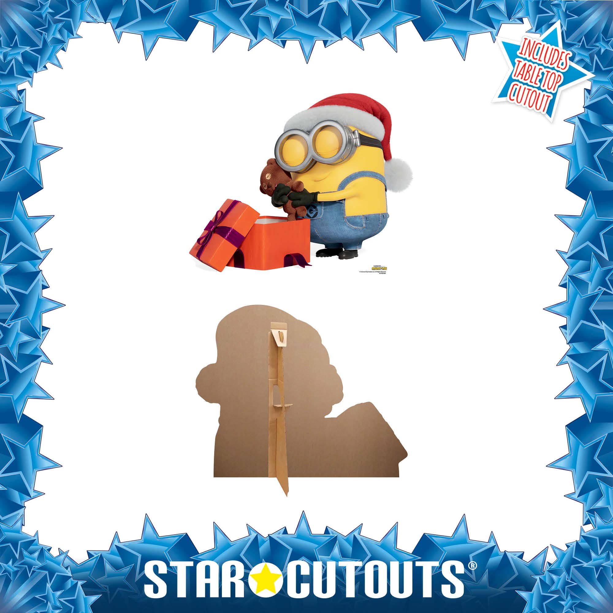 Minion Bob Christmas Cardboard Cutout 