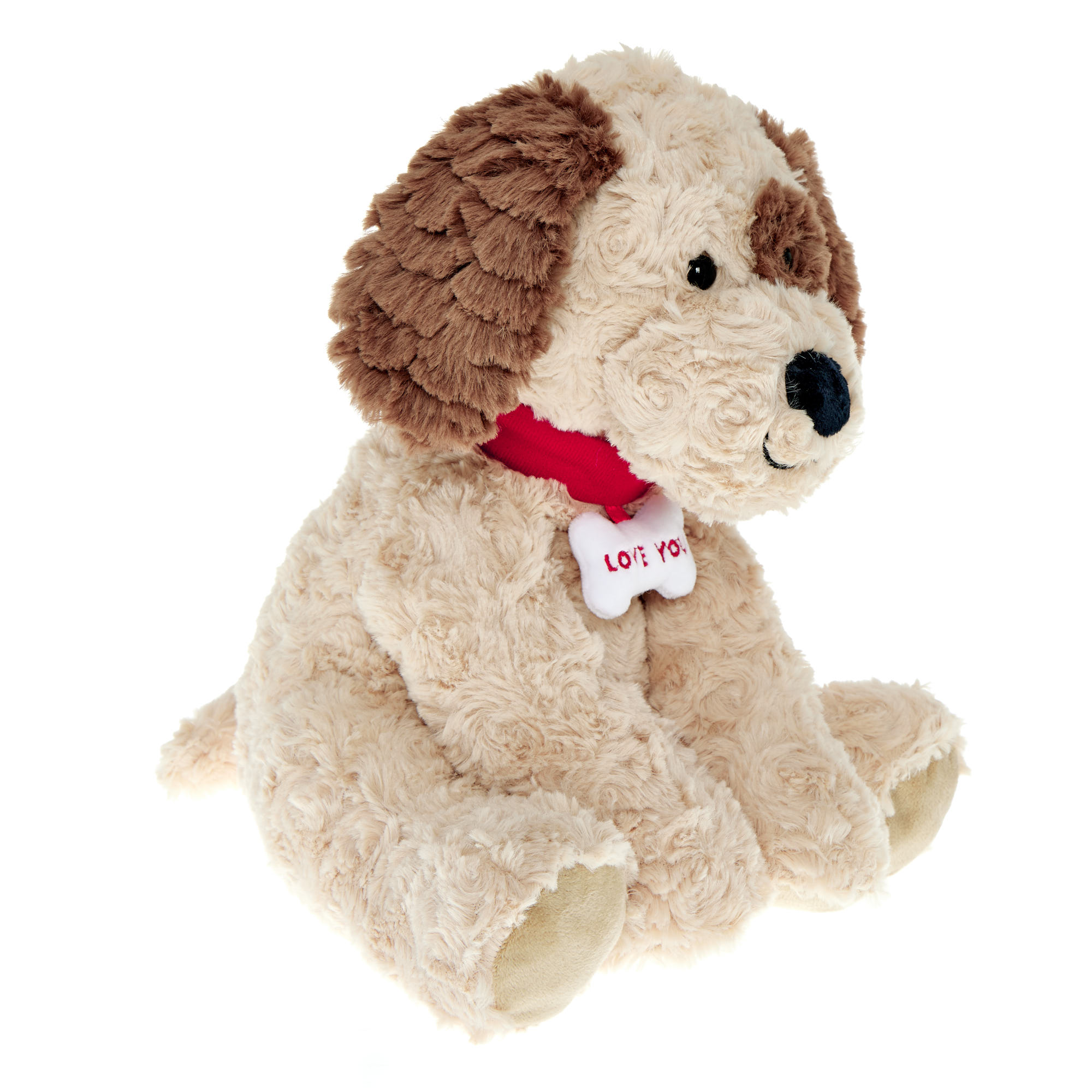 Large Love You Dog Soft Toy