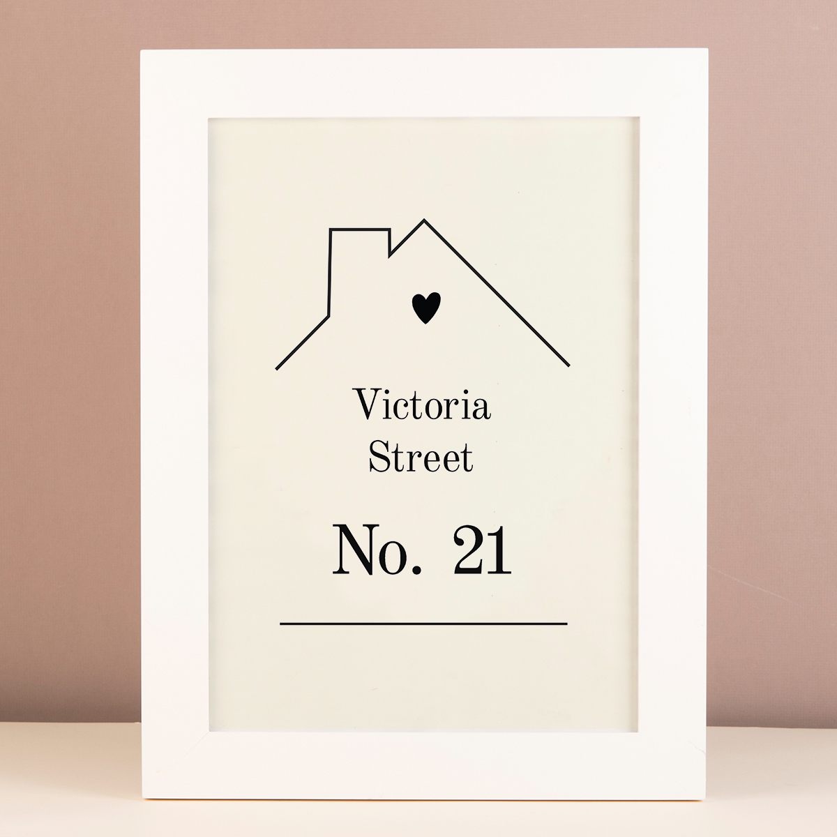 Personalised House Design Framed Print