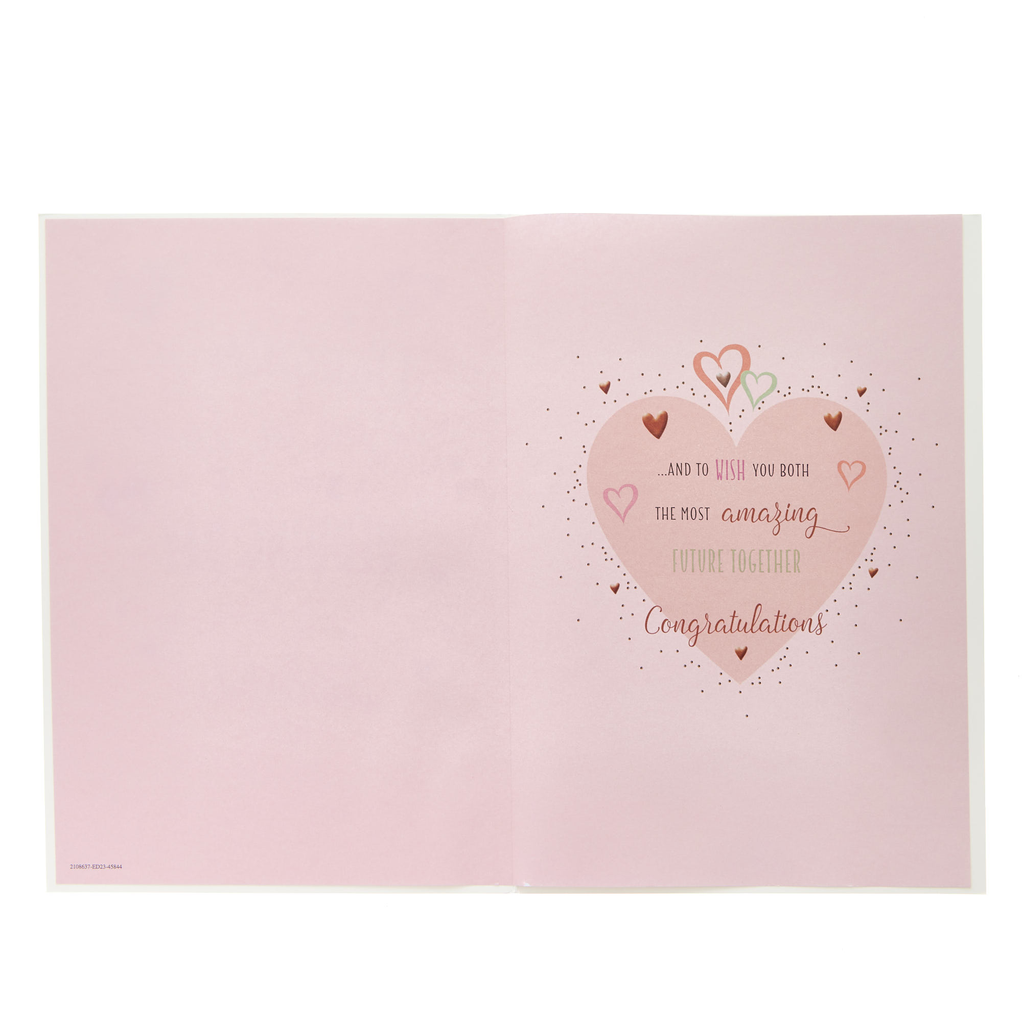 Daughter & Son In Law Celebrate Love Wedding Card