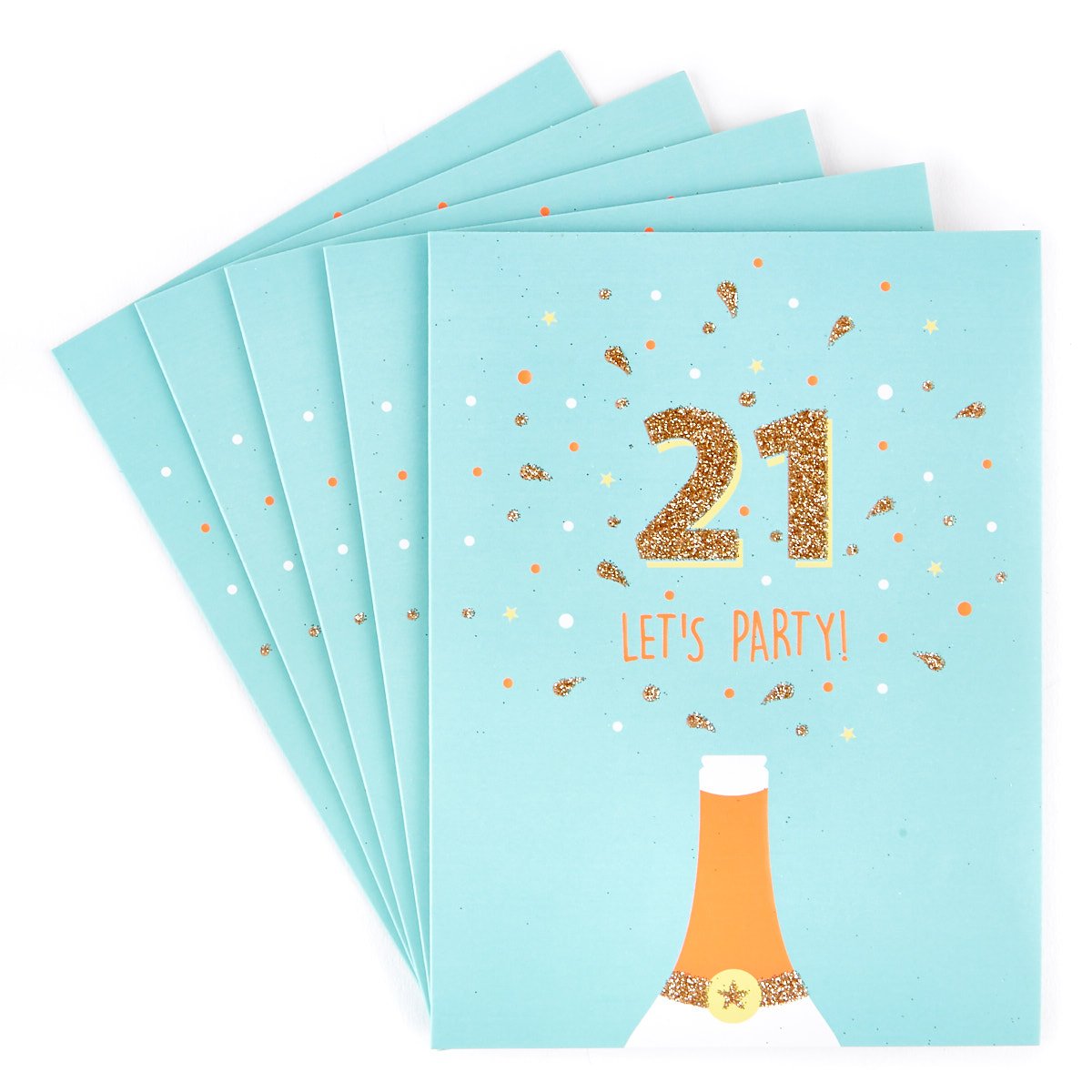 Buy 21st Birthday Party Invitations - Pack of 12 for GBP 1.79 | Card ...