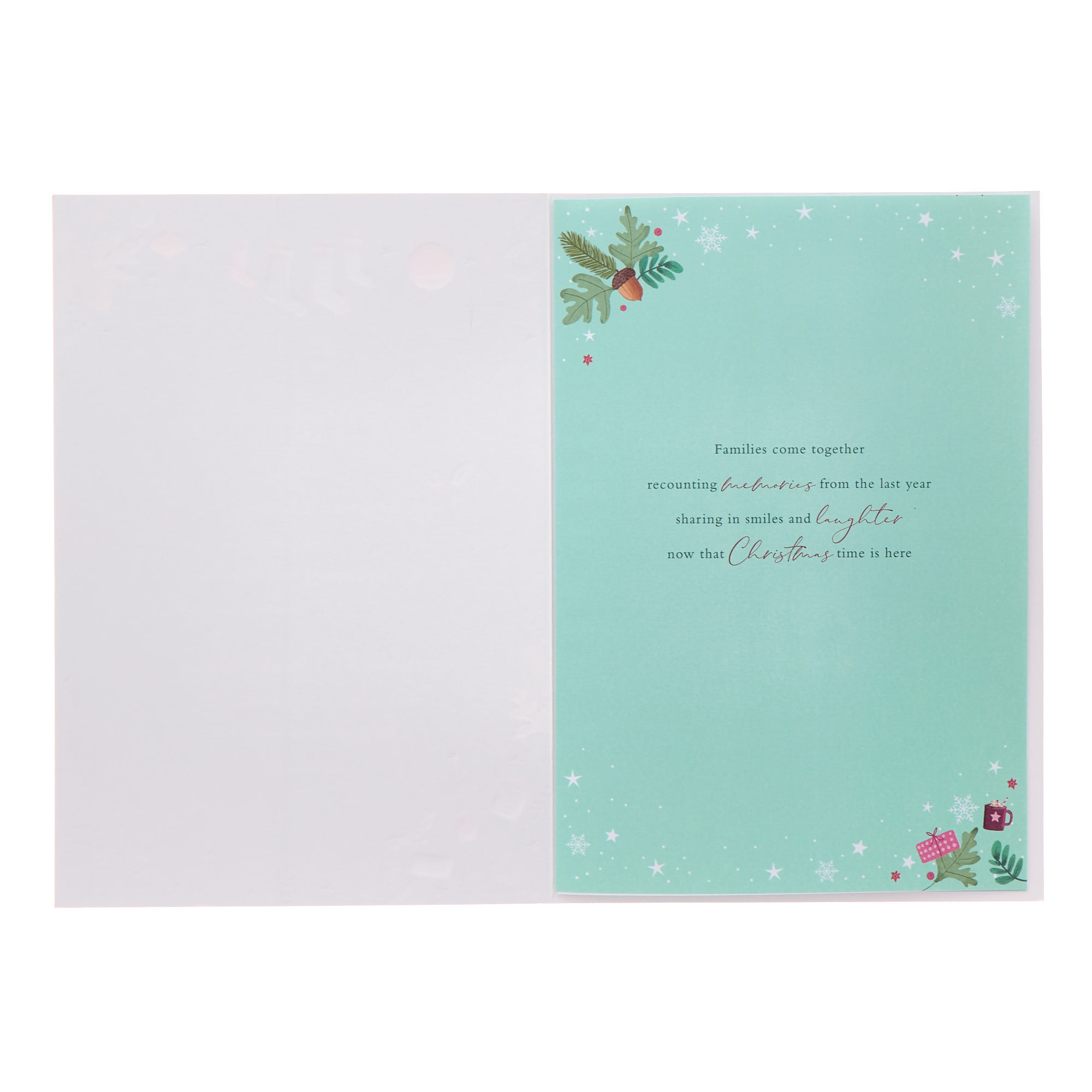 To All The Family Twinkling Lights Christmas Card