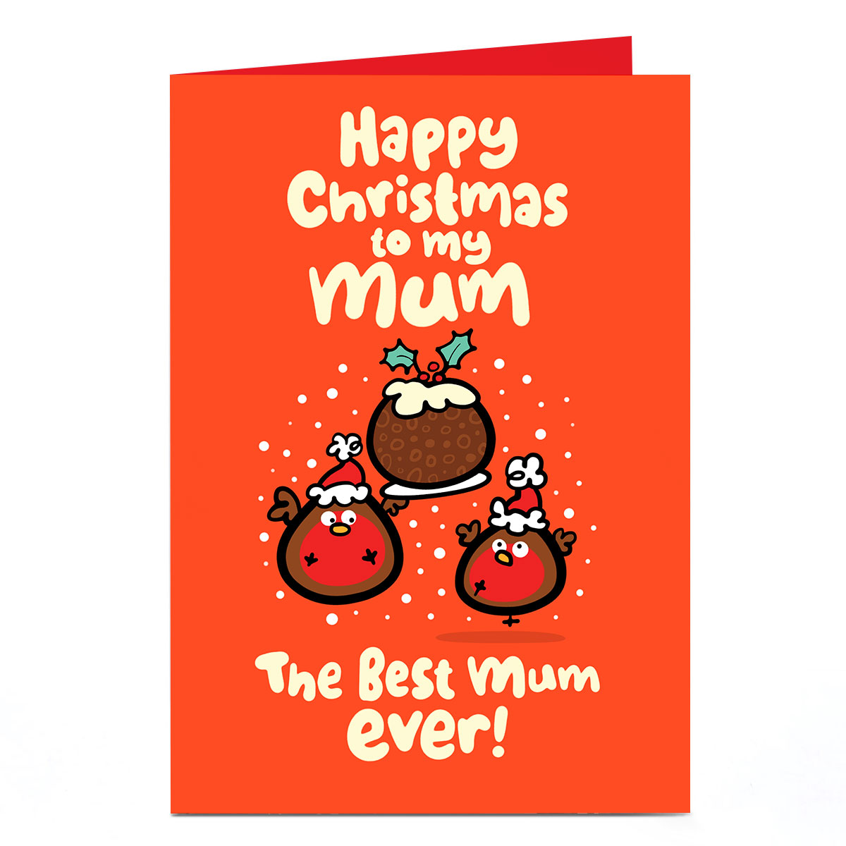 Personalised Fruitloops Christmas Card - The Best Mum Ever