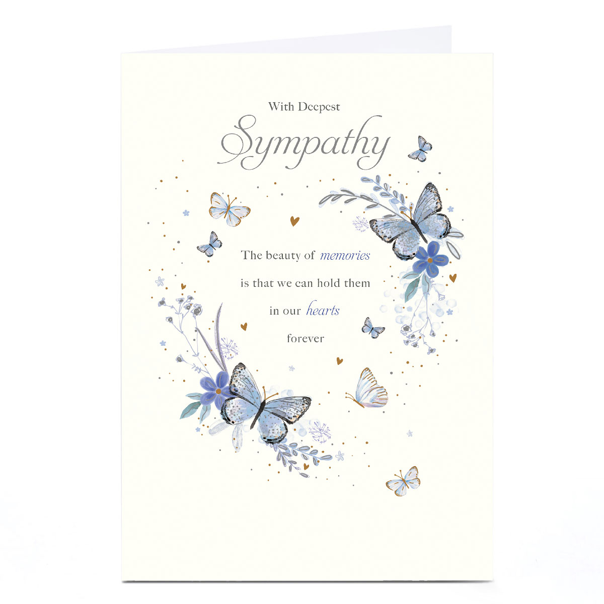 Personalised Sympathy Card - The Beauty of Memories