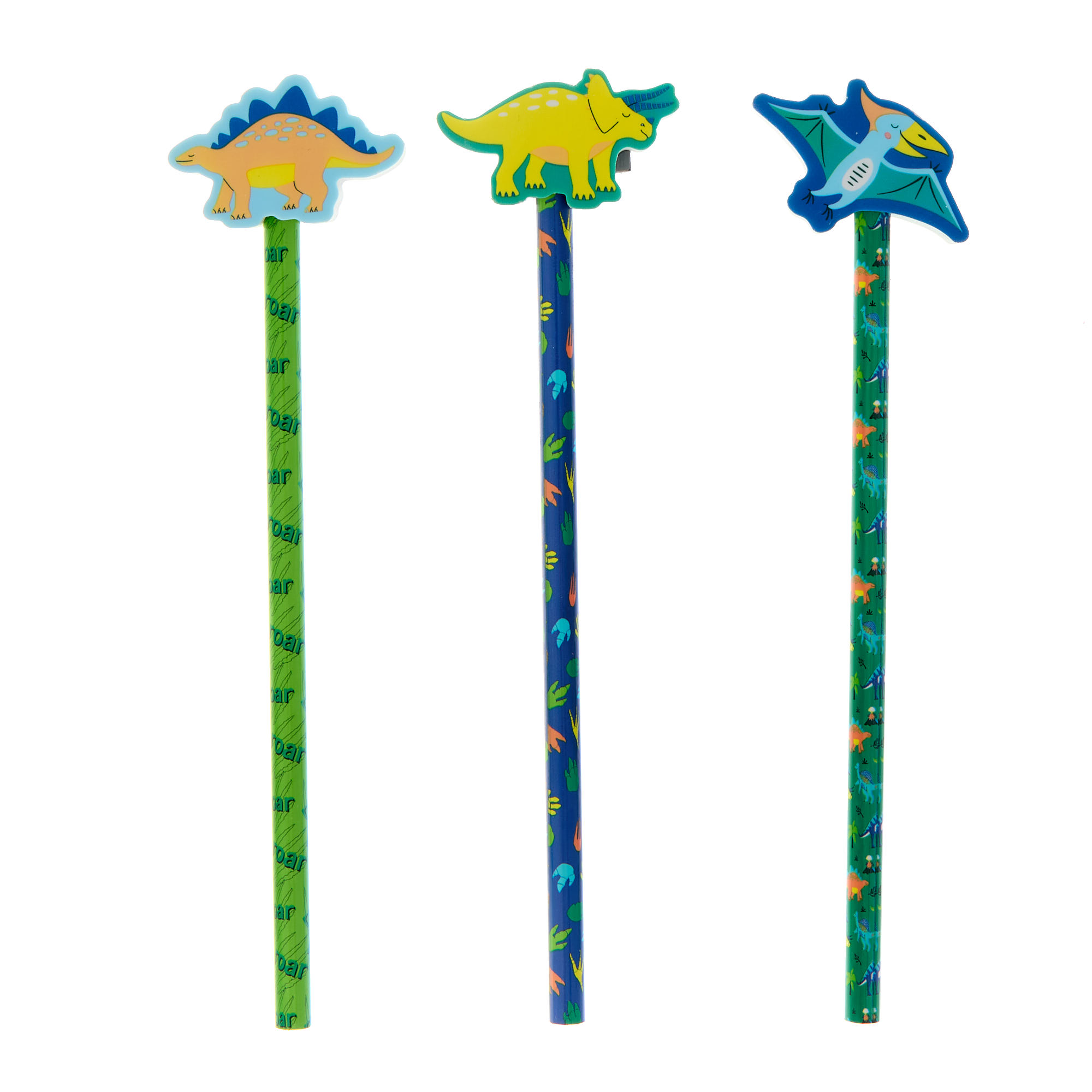 Dinosaur Pencils - Pack of 3