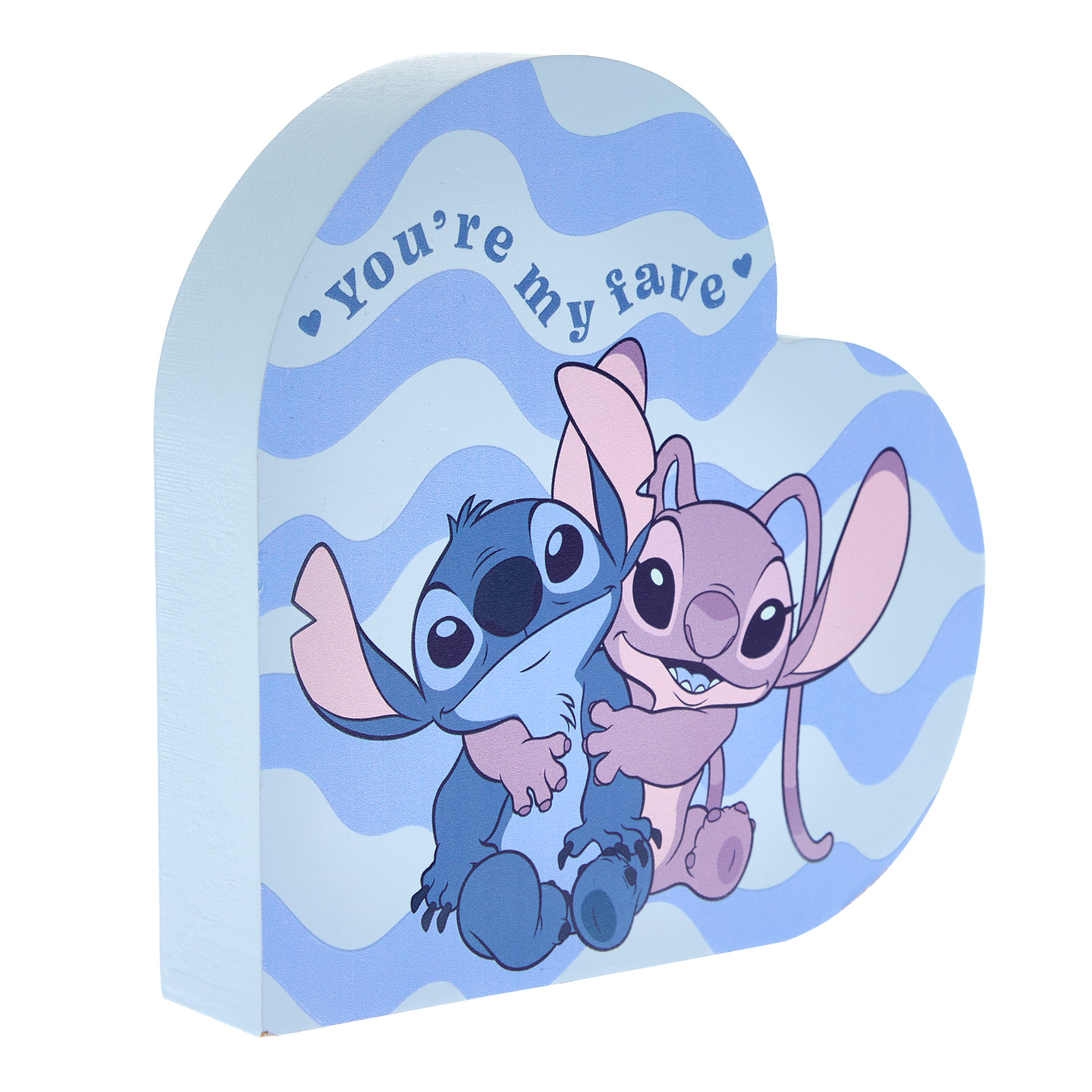 Angel & Stitch You're My Fave Plaque