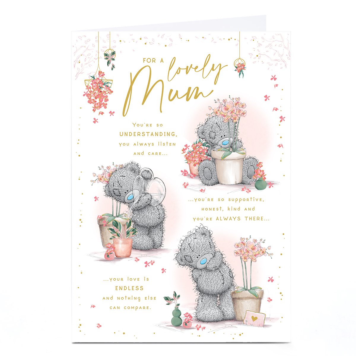 Personalised Tatty Teddy Mother's Day Card - Nothing Can Compare, Lovely Mum