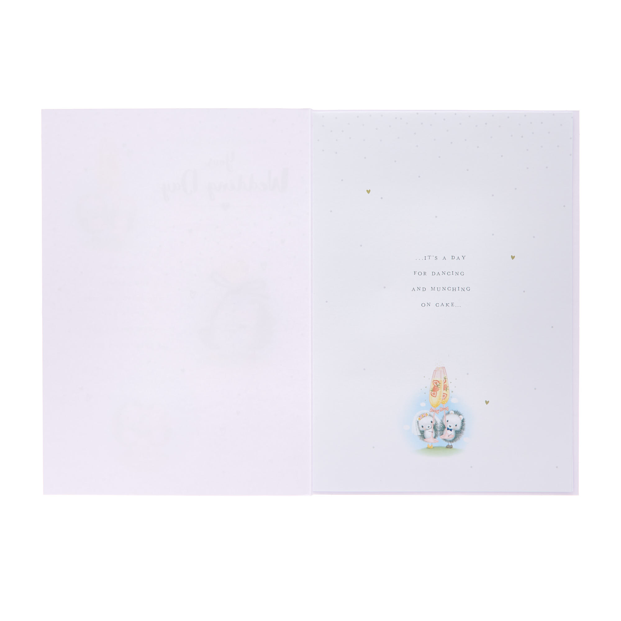 Hedgehog Couple Wedding Card