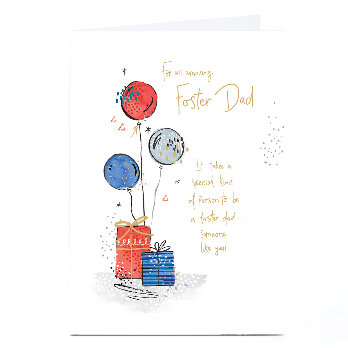 Personalised Birthday Card - Someone Special Like You, Foster Dad