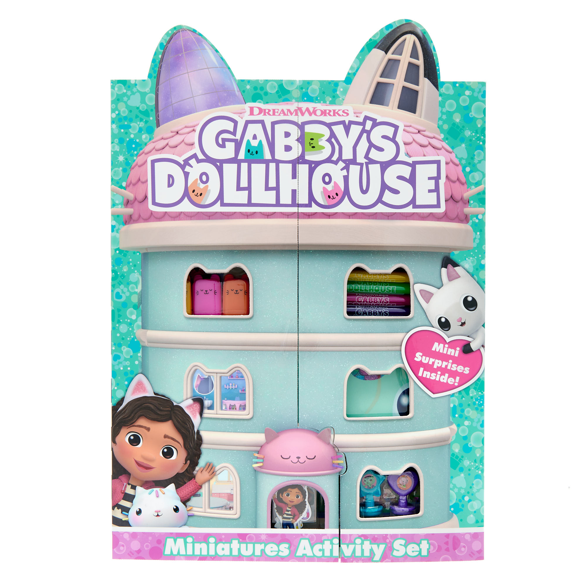 Gabby's Dollhouse Miniatures Activity Set