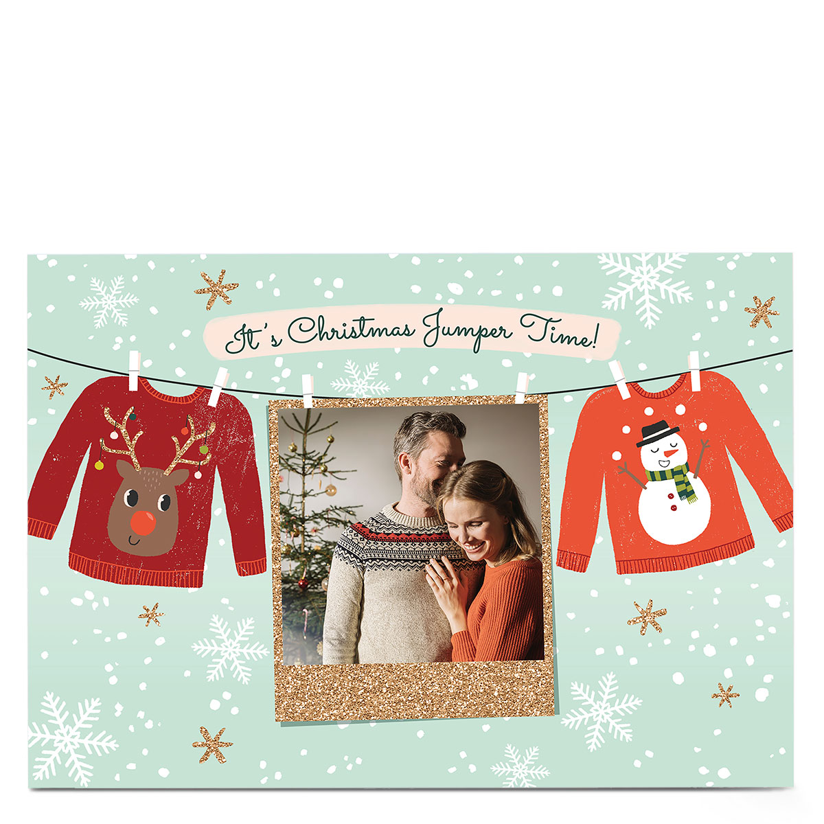 Photo Christmas Card - Christmas Jumper Time