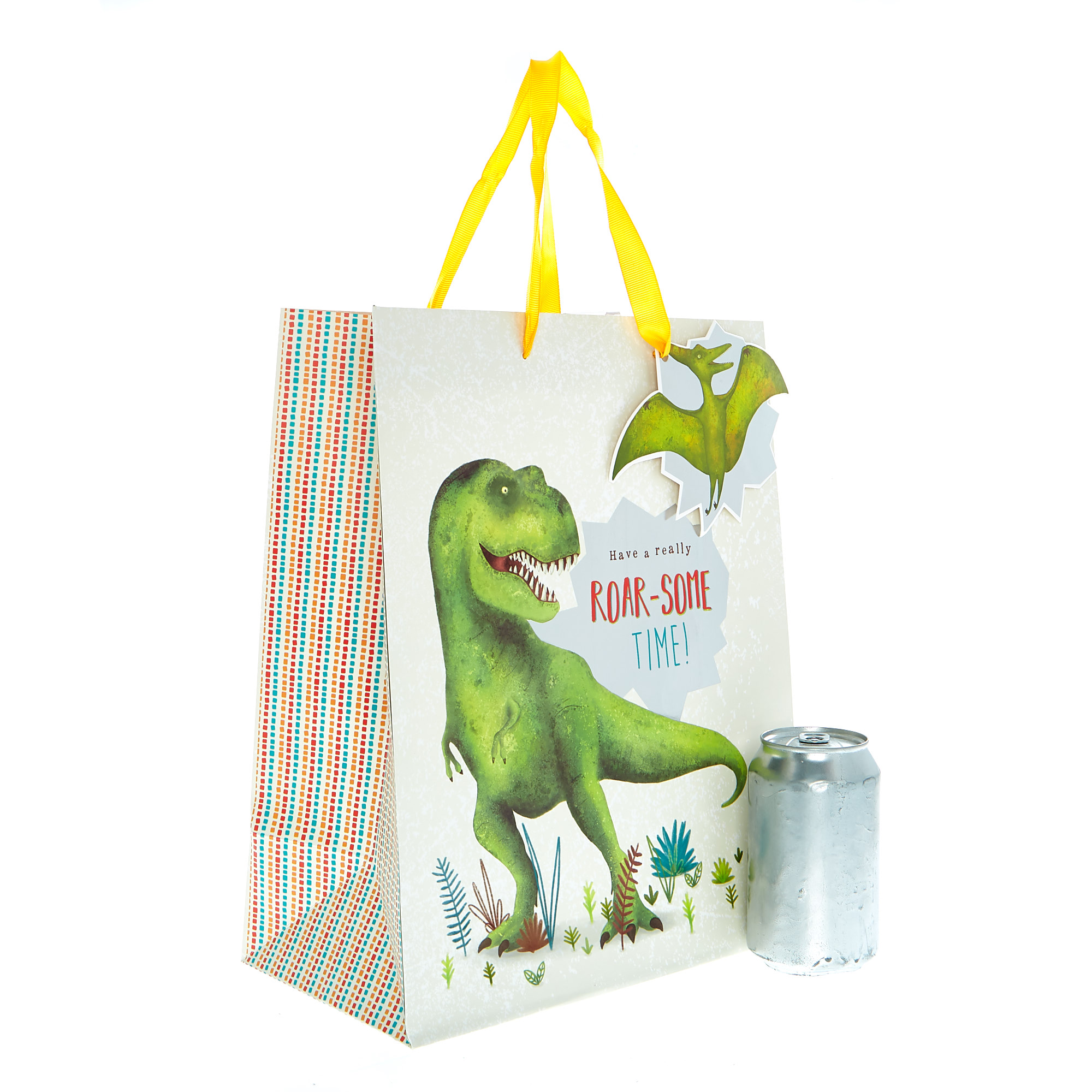 Buy Medium Portrait Gift Bag - Roar-Some Dinosaur for GBP 1.29 | Card ...