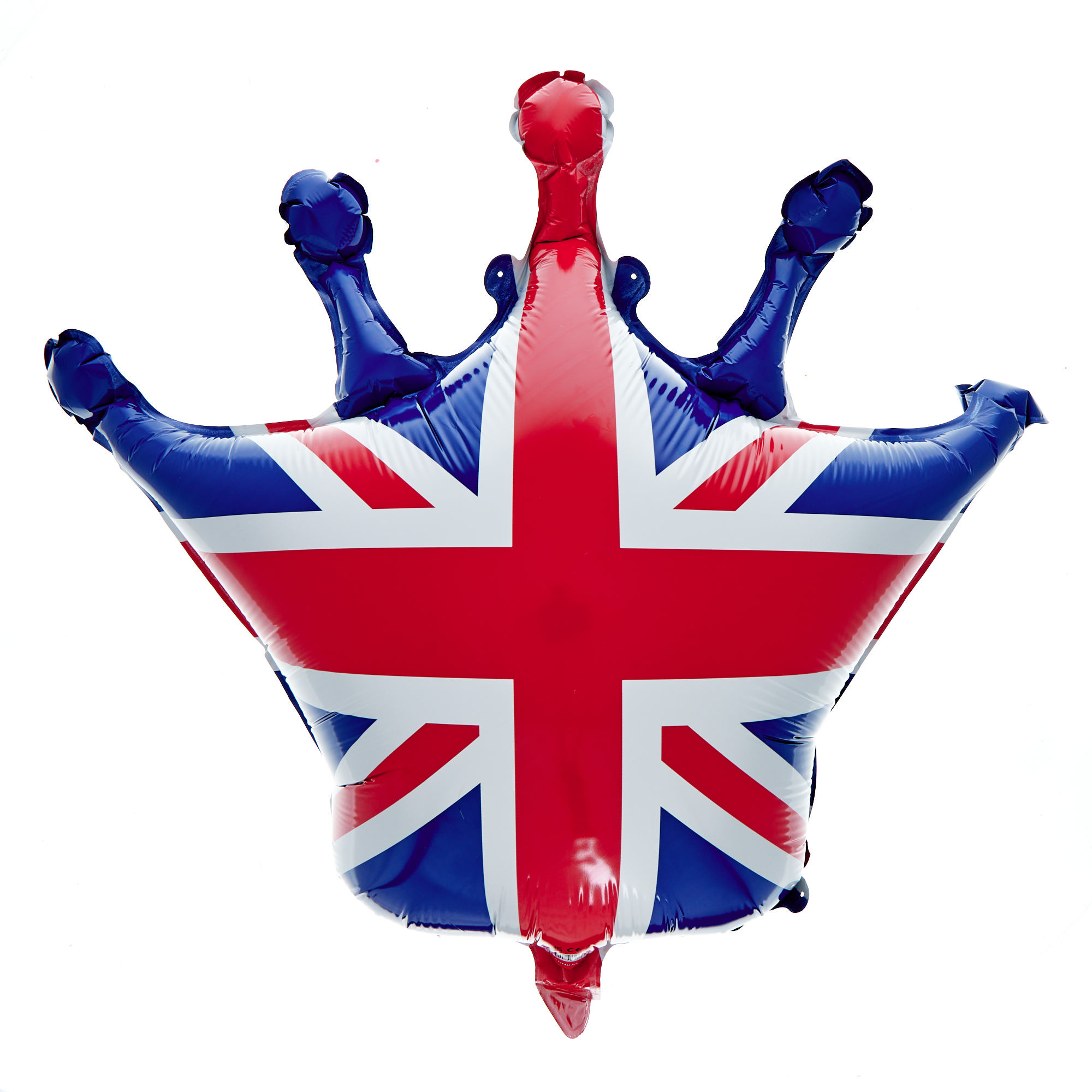 Union Jack Crown Foil Helium Balloon