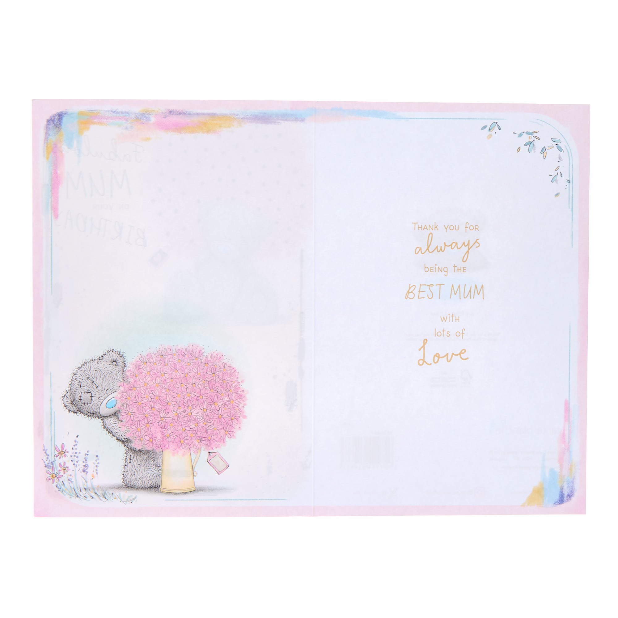 Me To You Tatty Teddy Fabulous Mum Birthday Card