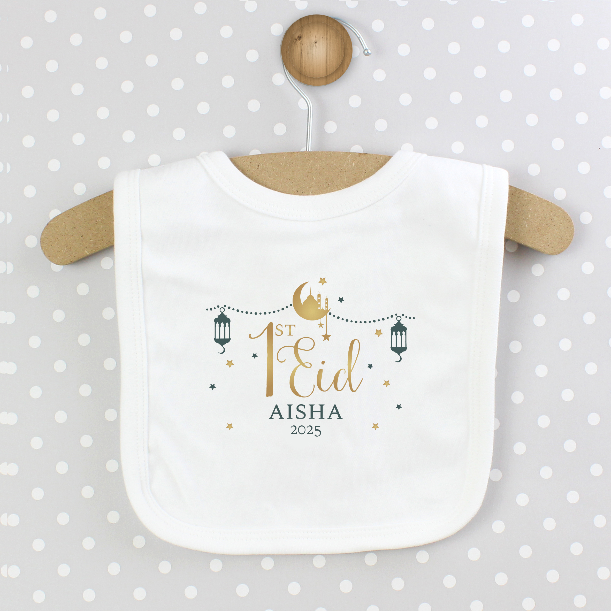 Personalised 1st Eid Baby Bib