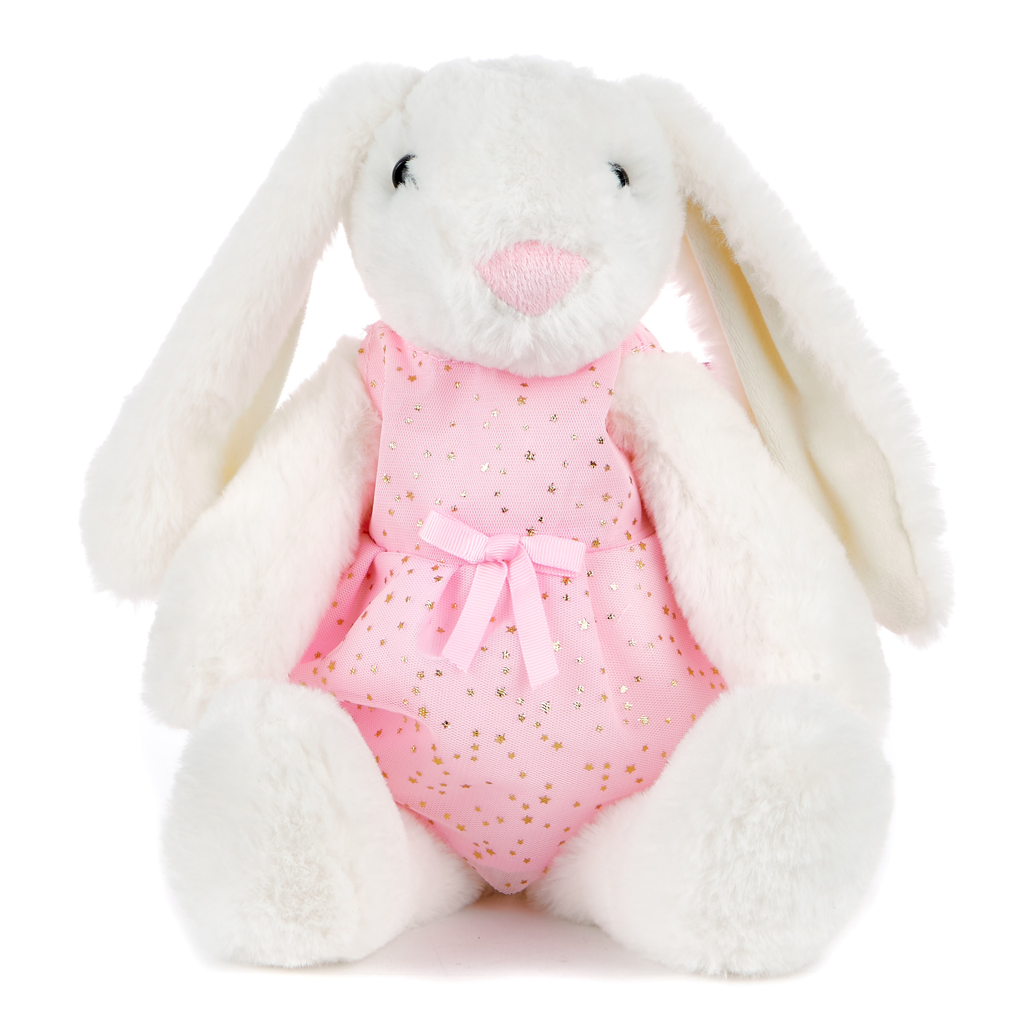 Rabbit In A Dress Soft Toy