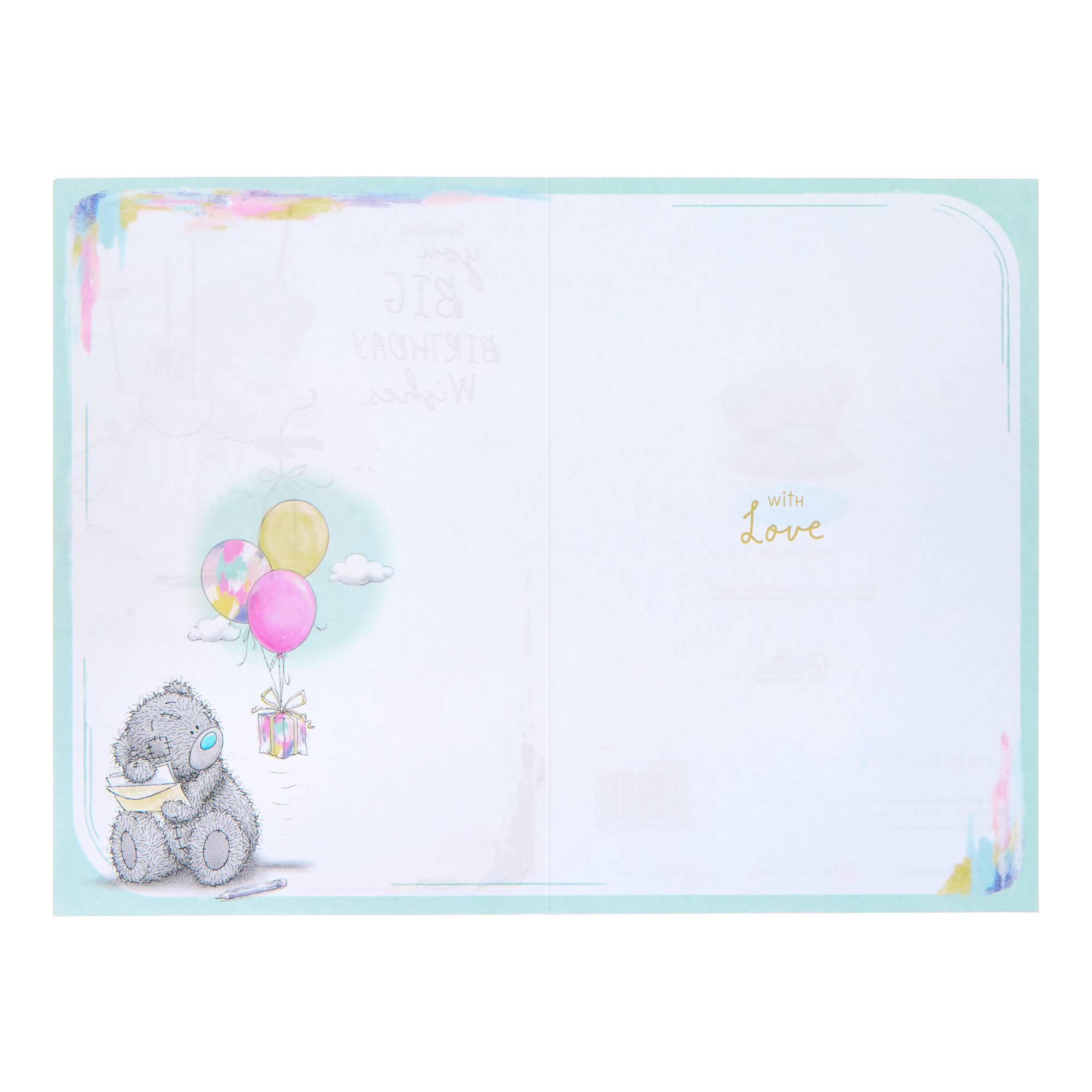 Me To You Tatty Teddy Big Wishes Birthday Card