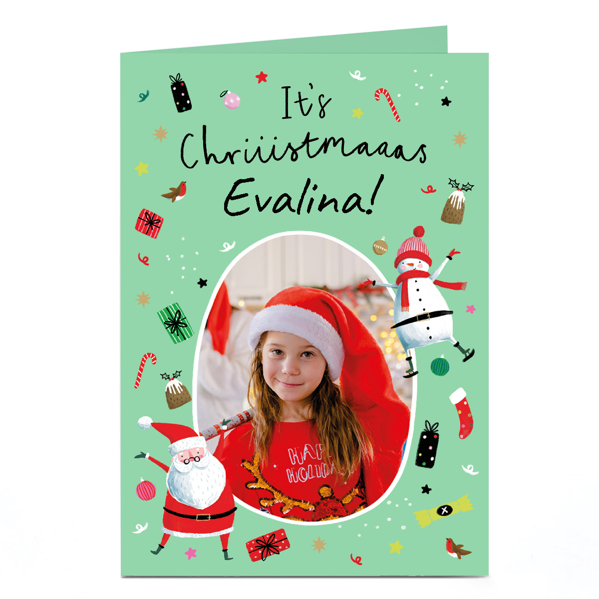 Photo Christmas Card - It's Chriiistmaaas, Any Name