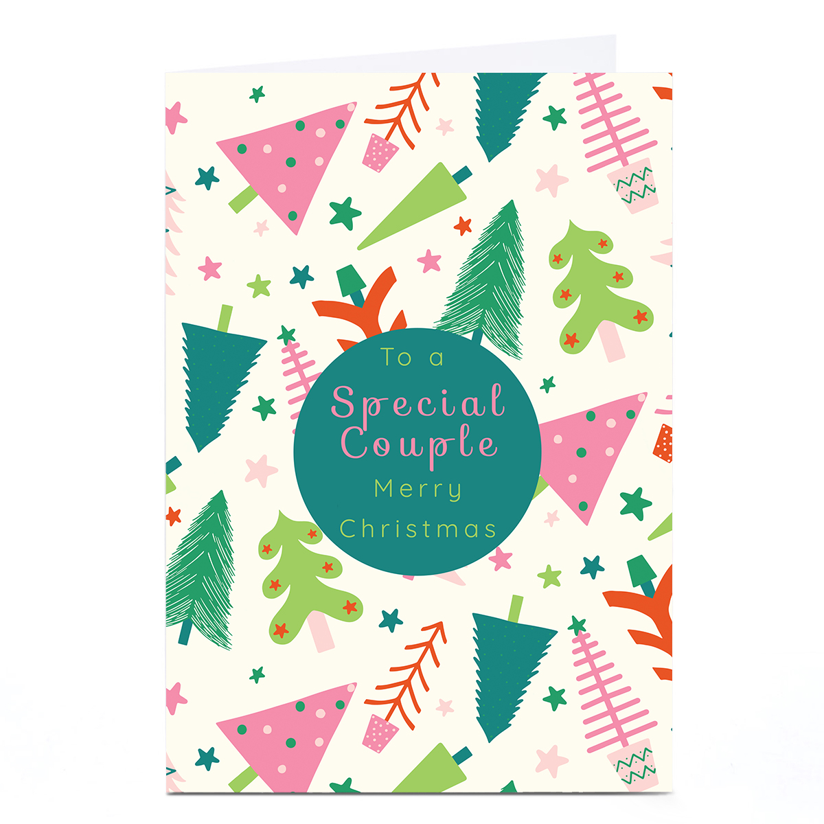 Personalised Sazerelli Designs Christmas Card - Special Couple