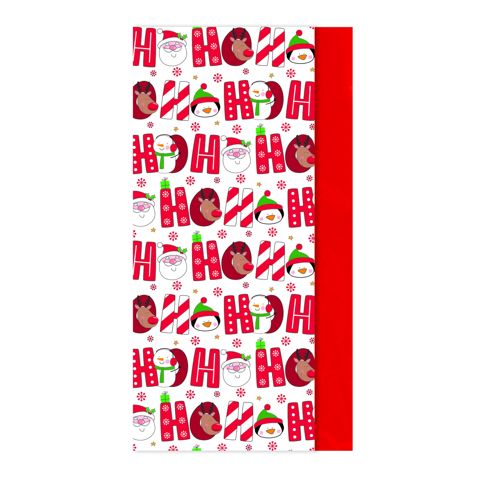 Christmas Ho Ho Ho Tissue Paper - 8 Sheets