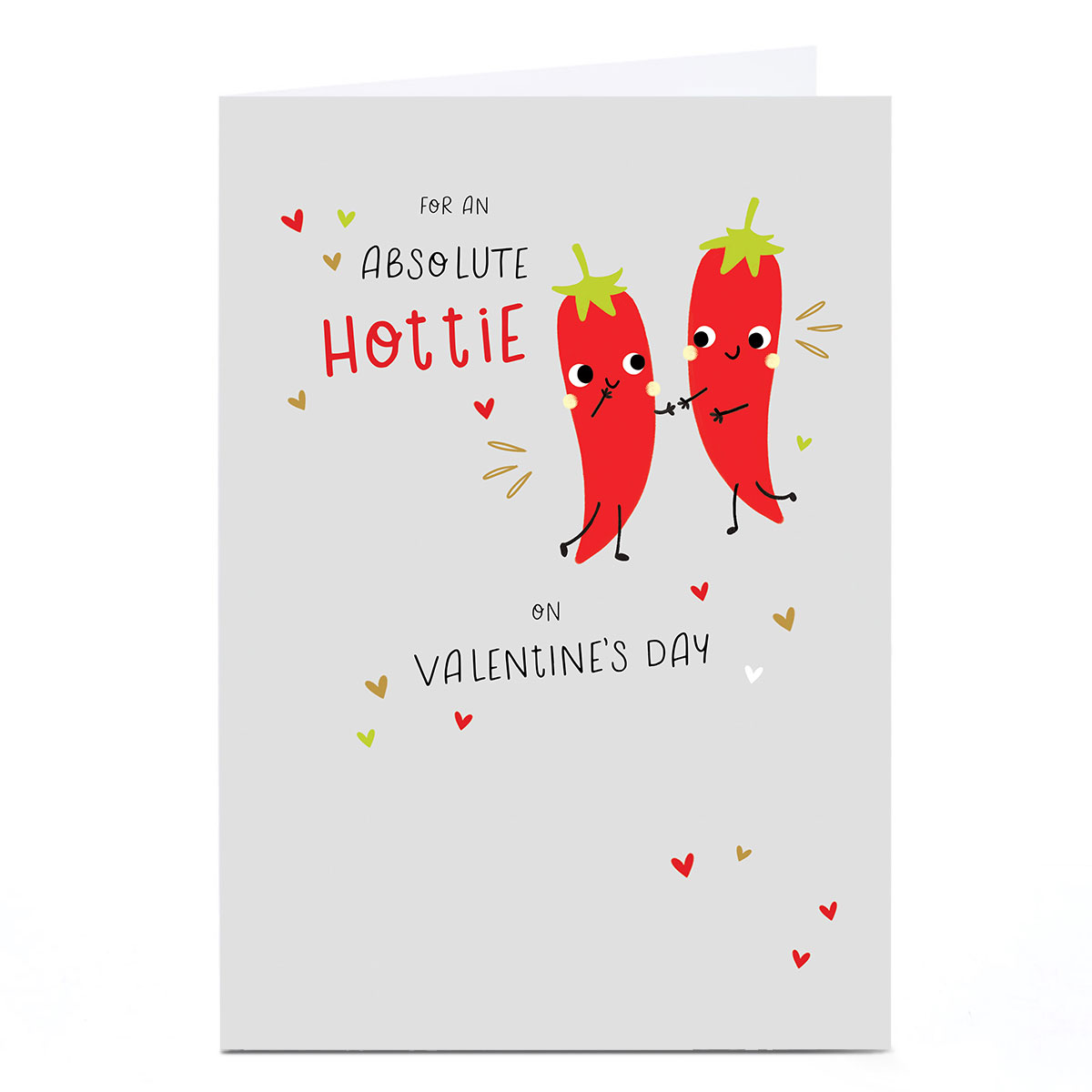 Personalised Valentine's Day Card - For An Absolute Hottie