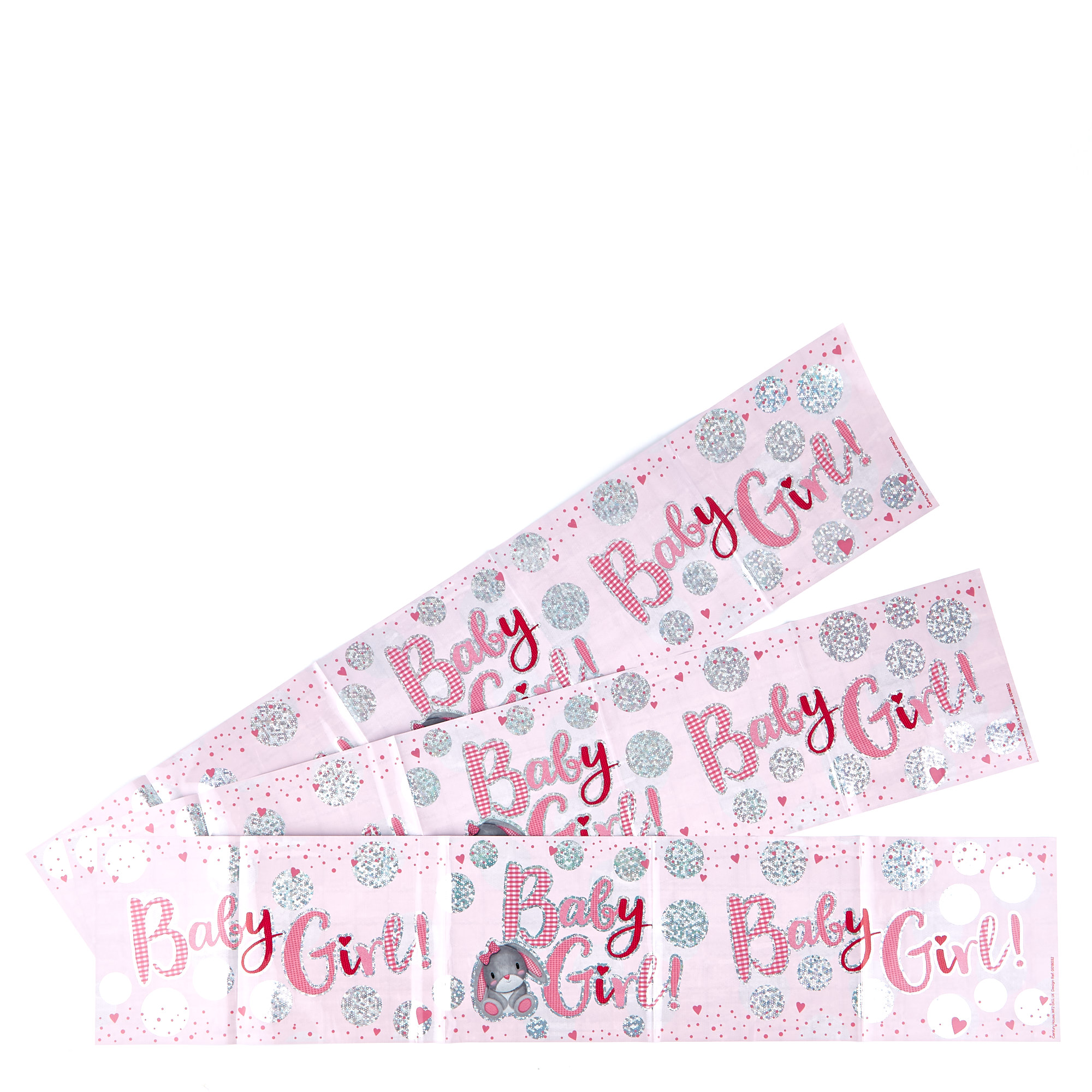 Pink Baby Girl Party Banners - Pack Of 3