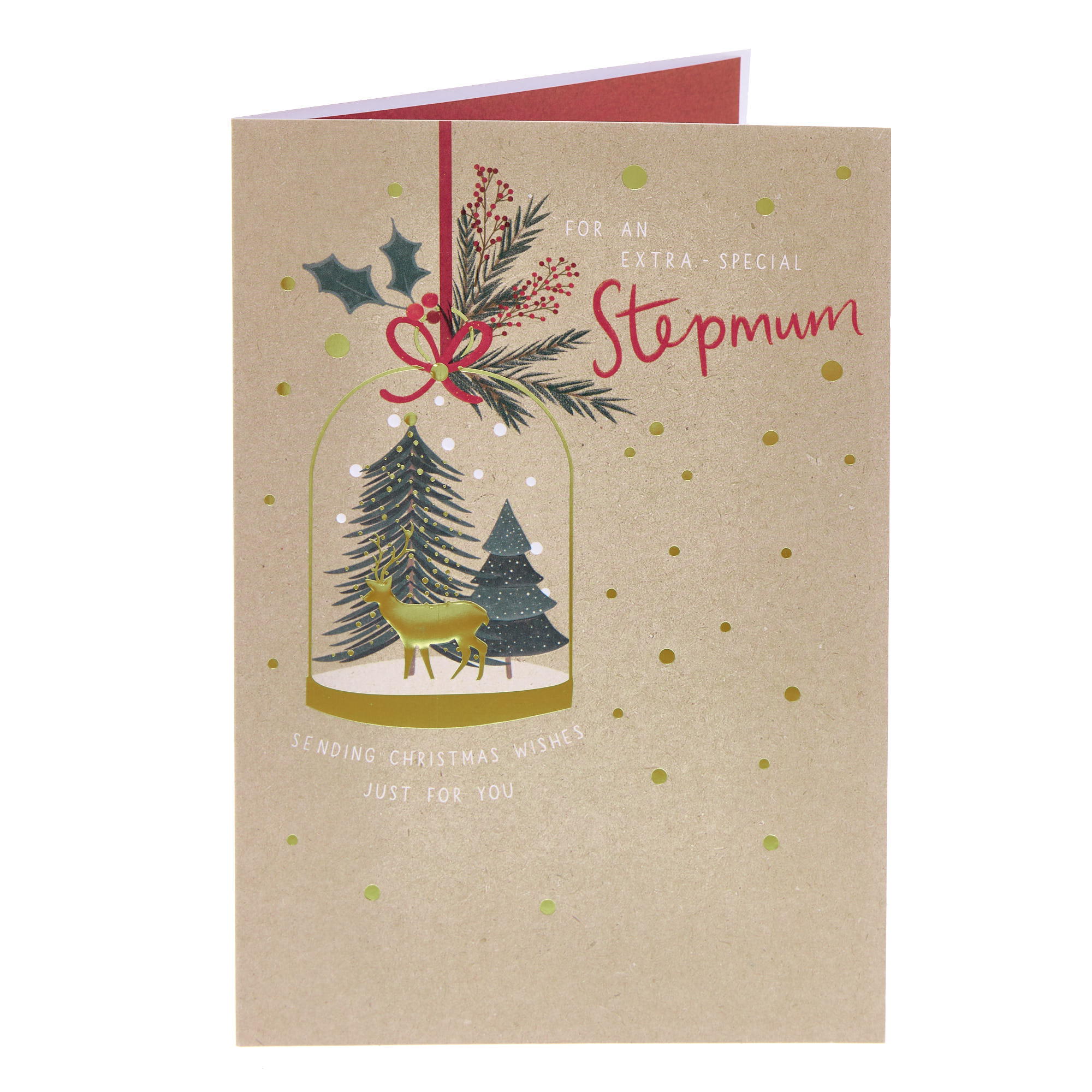 Extra Special Step Mum Christmas Card