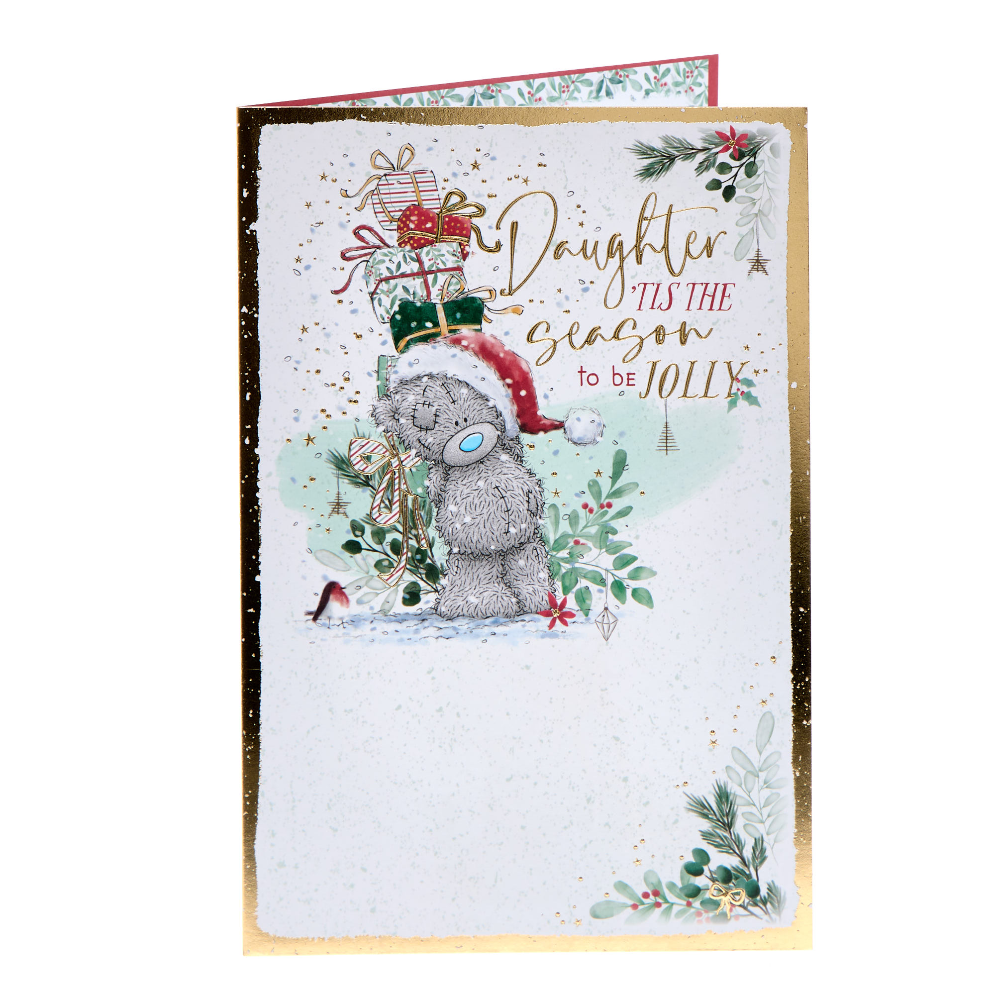 Me To You Tatty Teddy Daughter Jolly Christmas Card