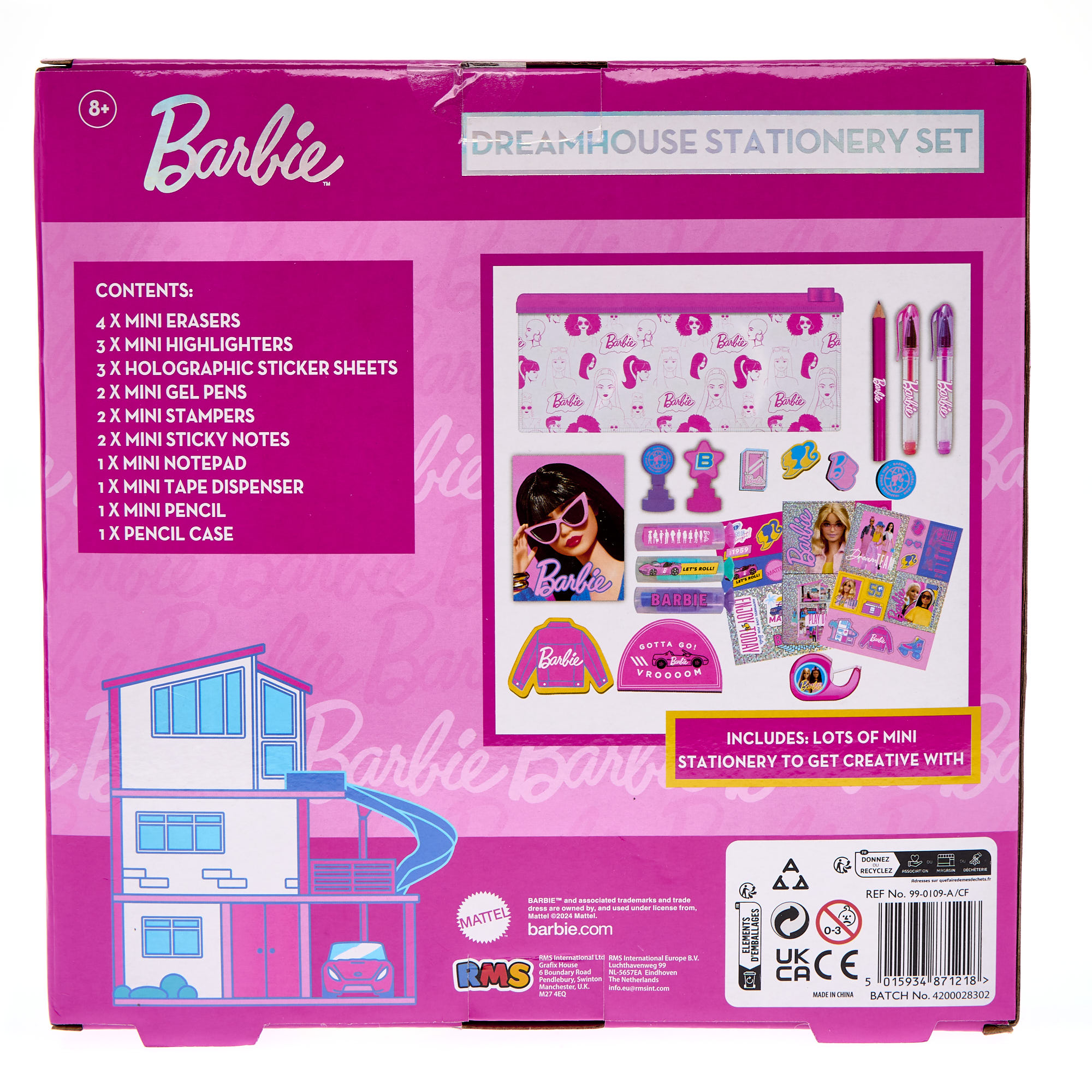 Barbie Dreamhouse Stationery Set