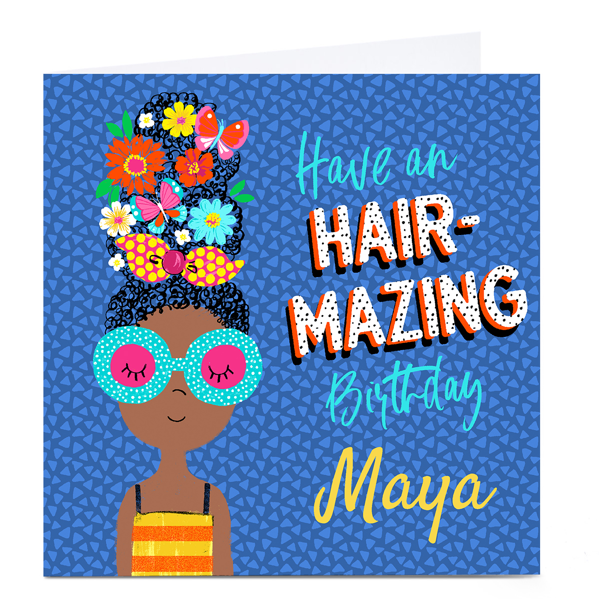 Personalised Rachel Clynick Birthday Card - Hair-mazing