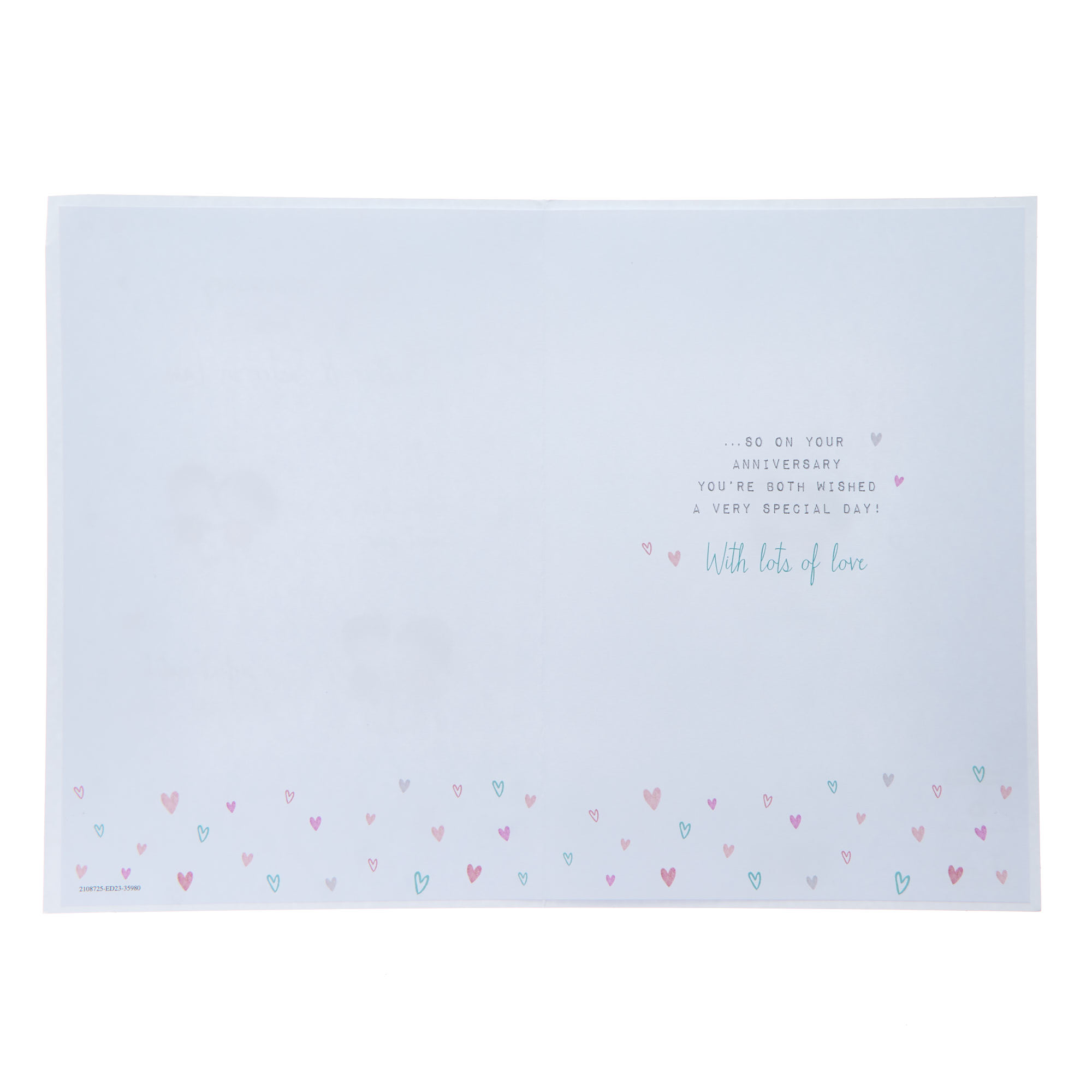 Brother & Sister in Law Sweet Pair Wedding Anniversary Card