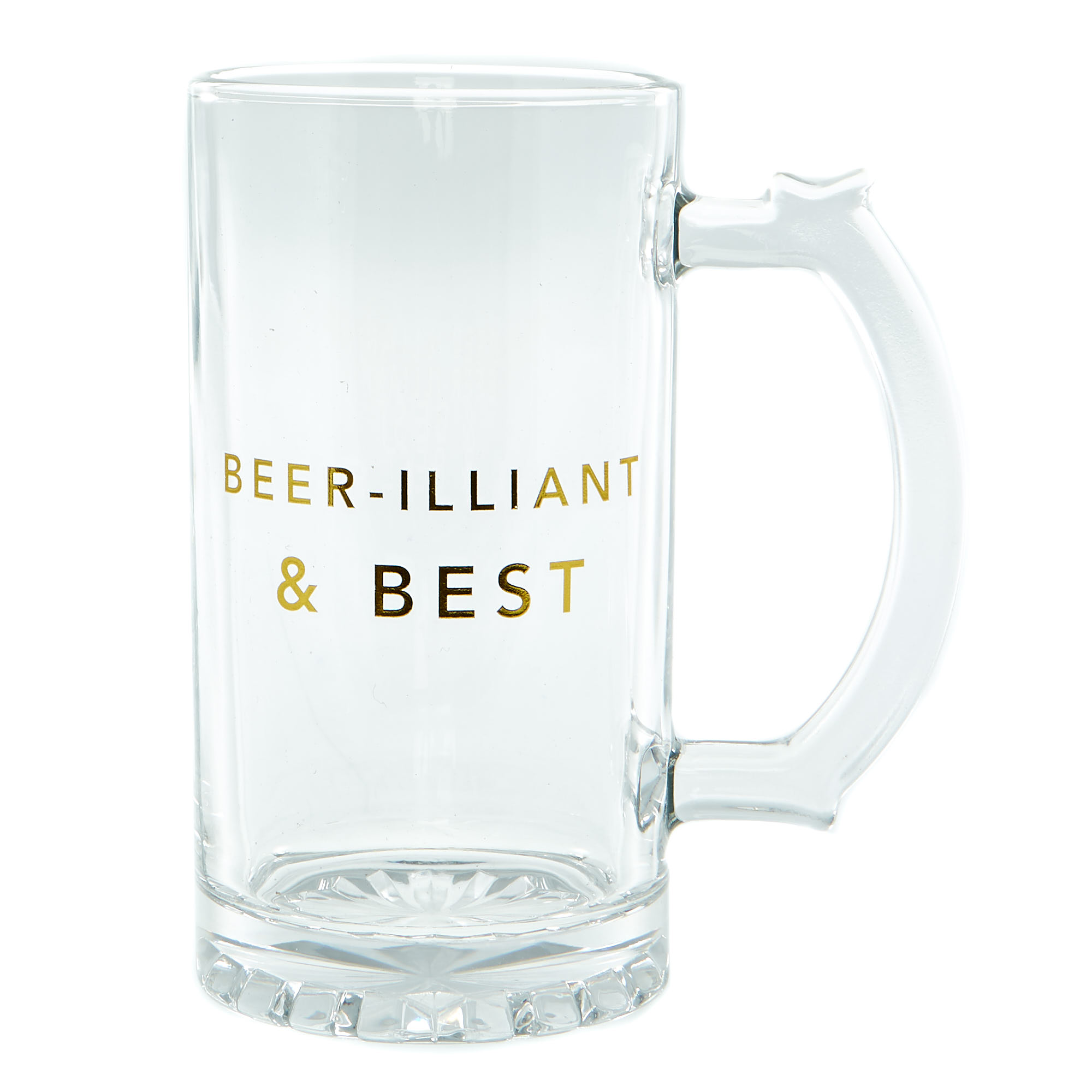 Beer-illiant & Best Tankard Glass